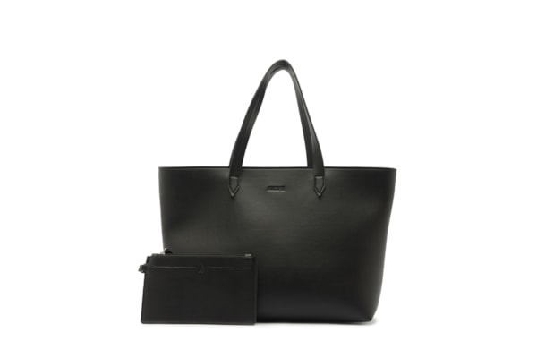 Bolsa Shopping Preta Pouch Grande - Preto