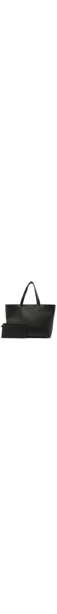 Bolsa Shopping Preta Pouch Grande - Preto