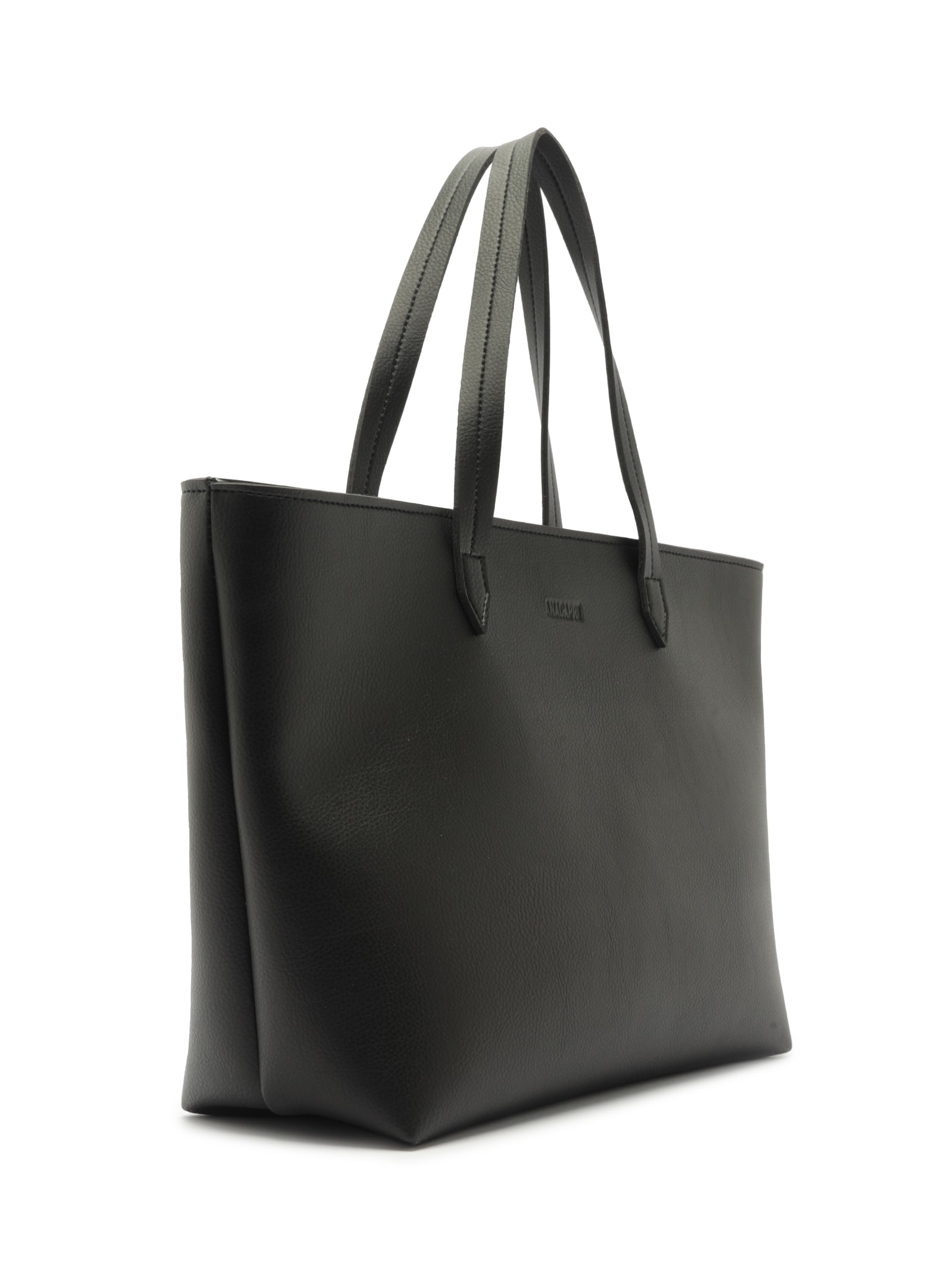 Bolsa Shopping Preta Pouch Grande Preto Anacapri