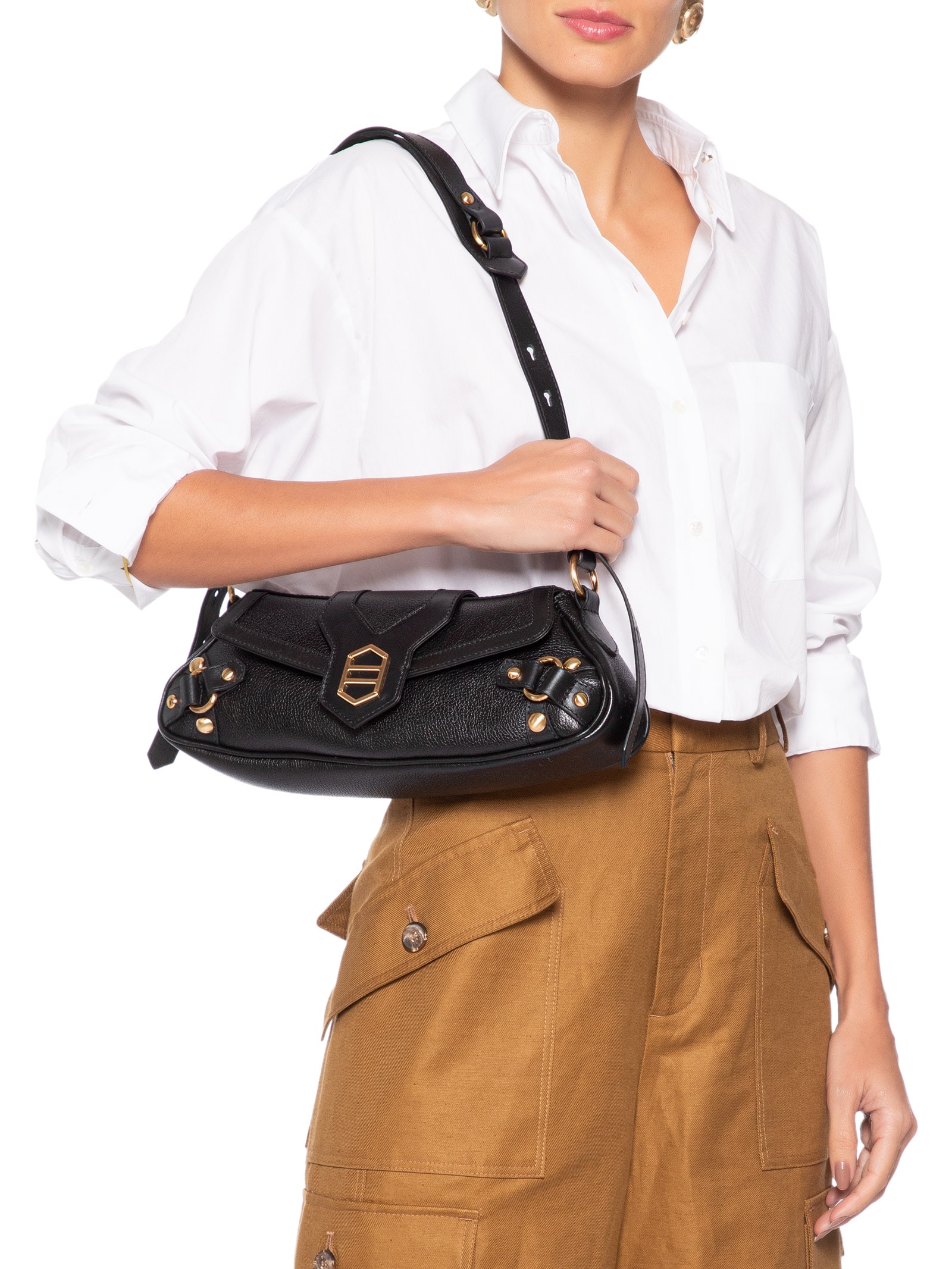 Bolsa Shoulder  Feminina Preto Arezzo