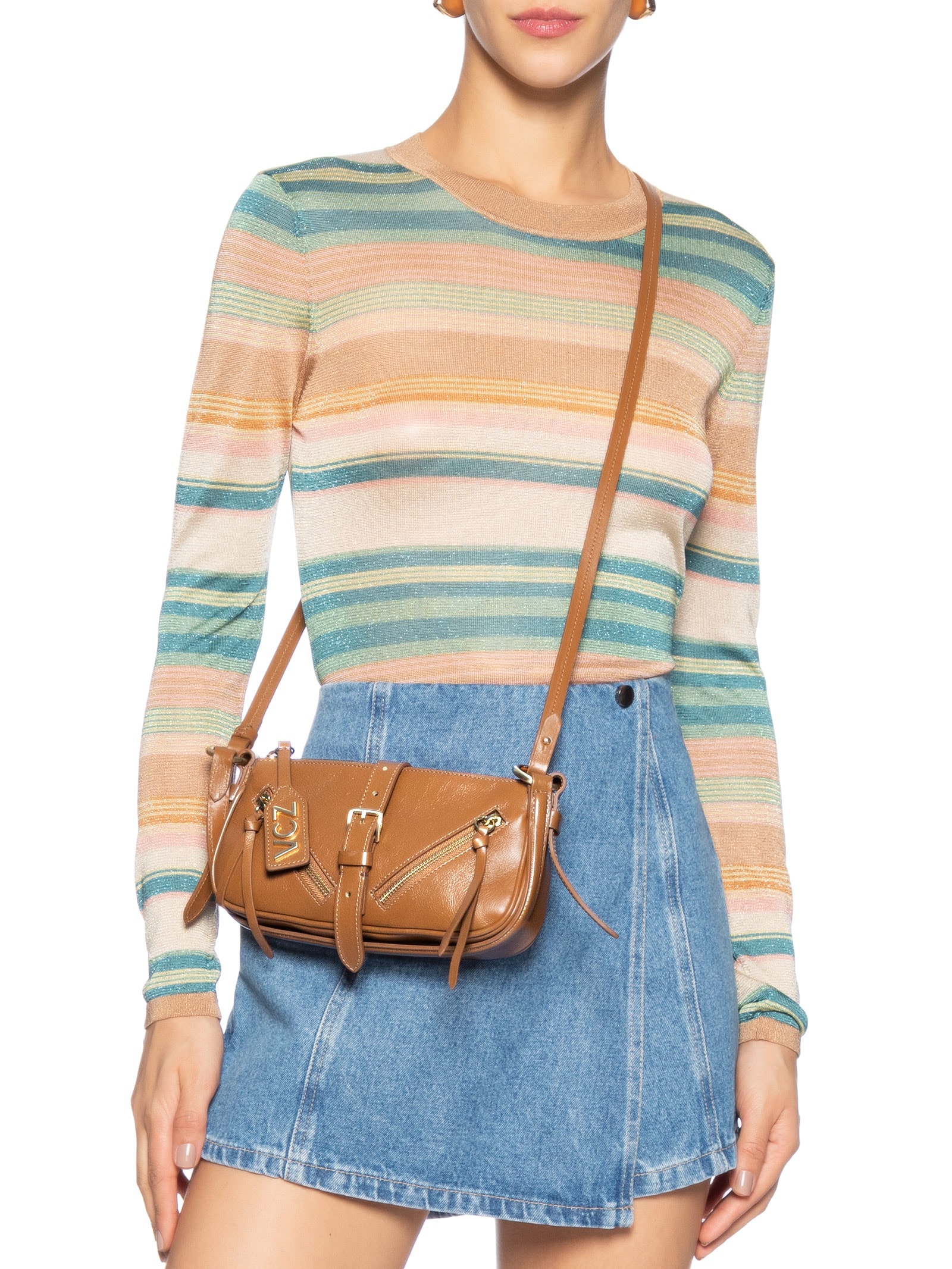 Vicenza - Bolsa Shoulder Scarlett Pequena - Marrom