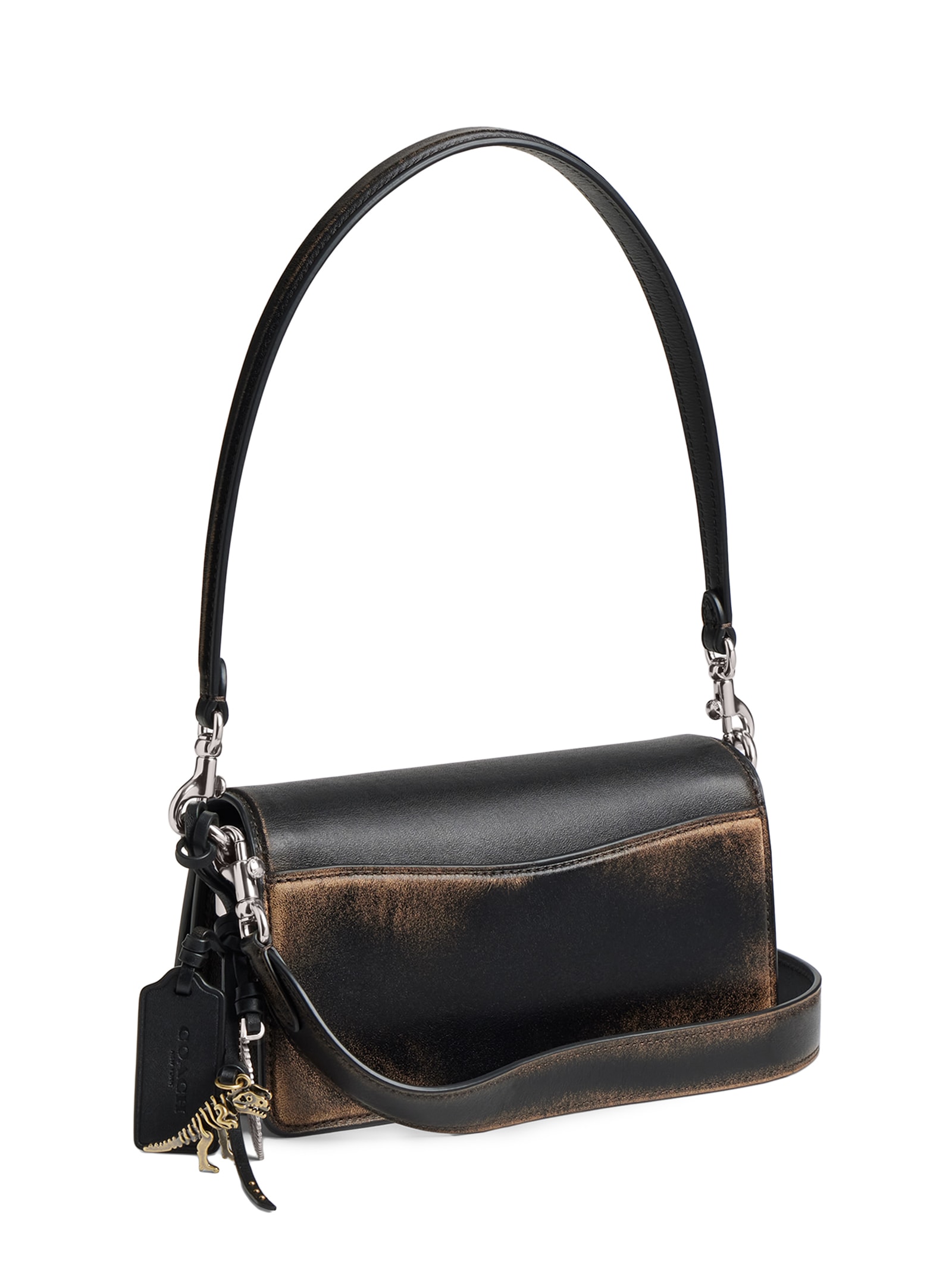 Bolsa Tabby Shoulder 20 Loved Leather Wi Feminina  Preto Coach