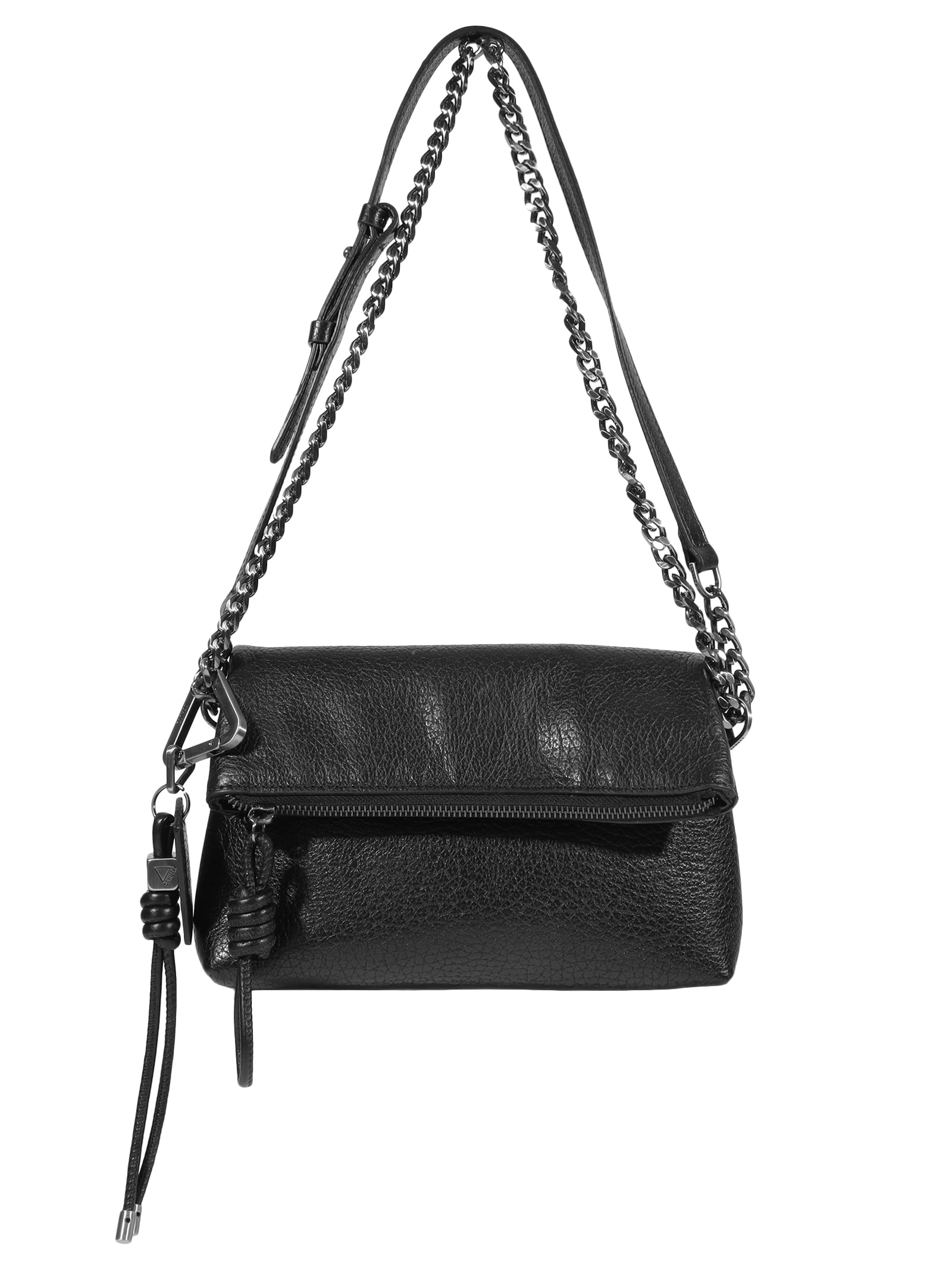 Bolsa Tiracolo Crossbody Elliot Pequena Couro Preto Schutz