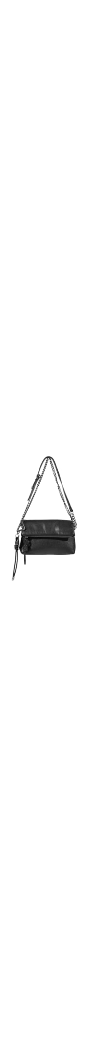 Bolsa Tiracolo Crossbody Elliot Pequena Couro - Preto
