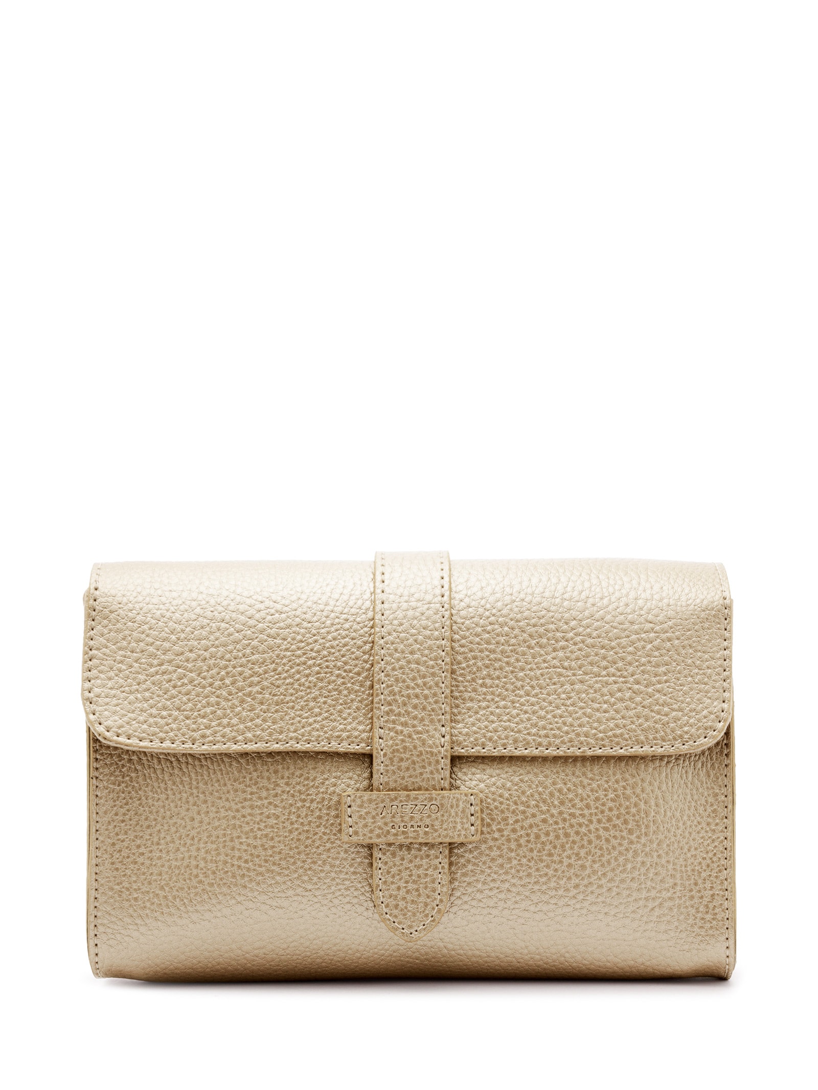 Bolsa Tiracolo Feminina Dourado Arezzo