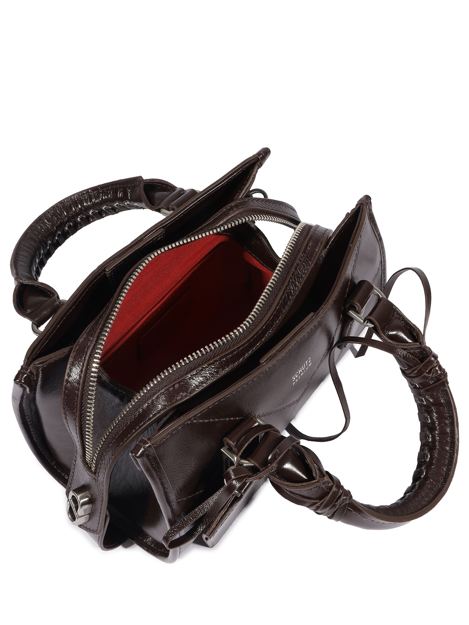 Bolsa Tiracolo Feminina Média Marrom Schutz