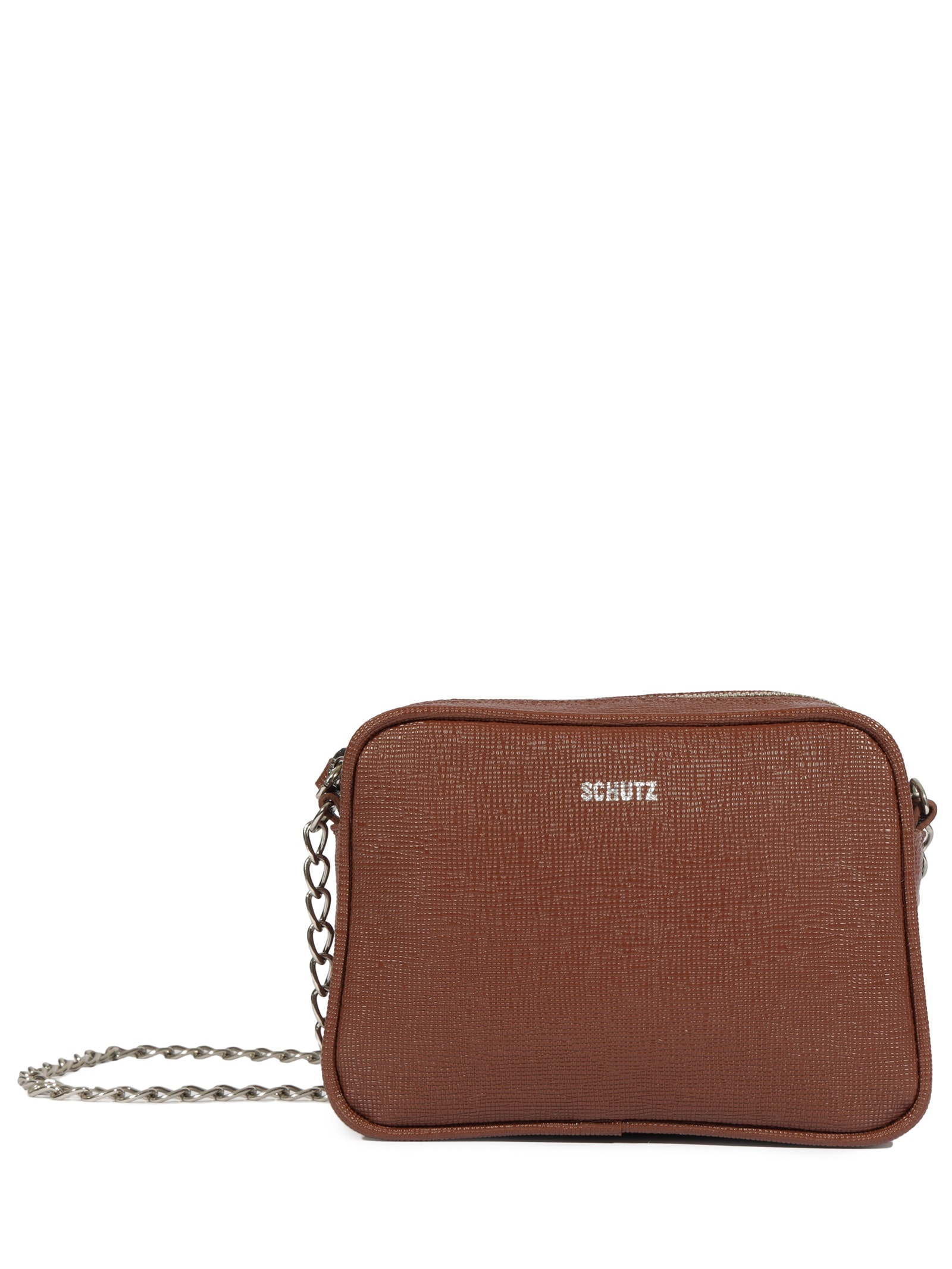 Schutz - Bolsa Tiracolo Lully Pequena - Marrom