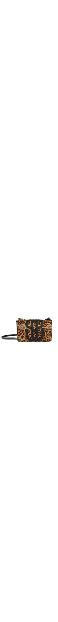 Bolsa Tiracolo Maddison Couro Pequena - Animal Print