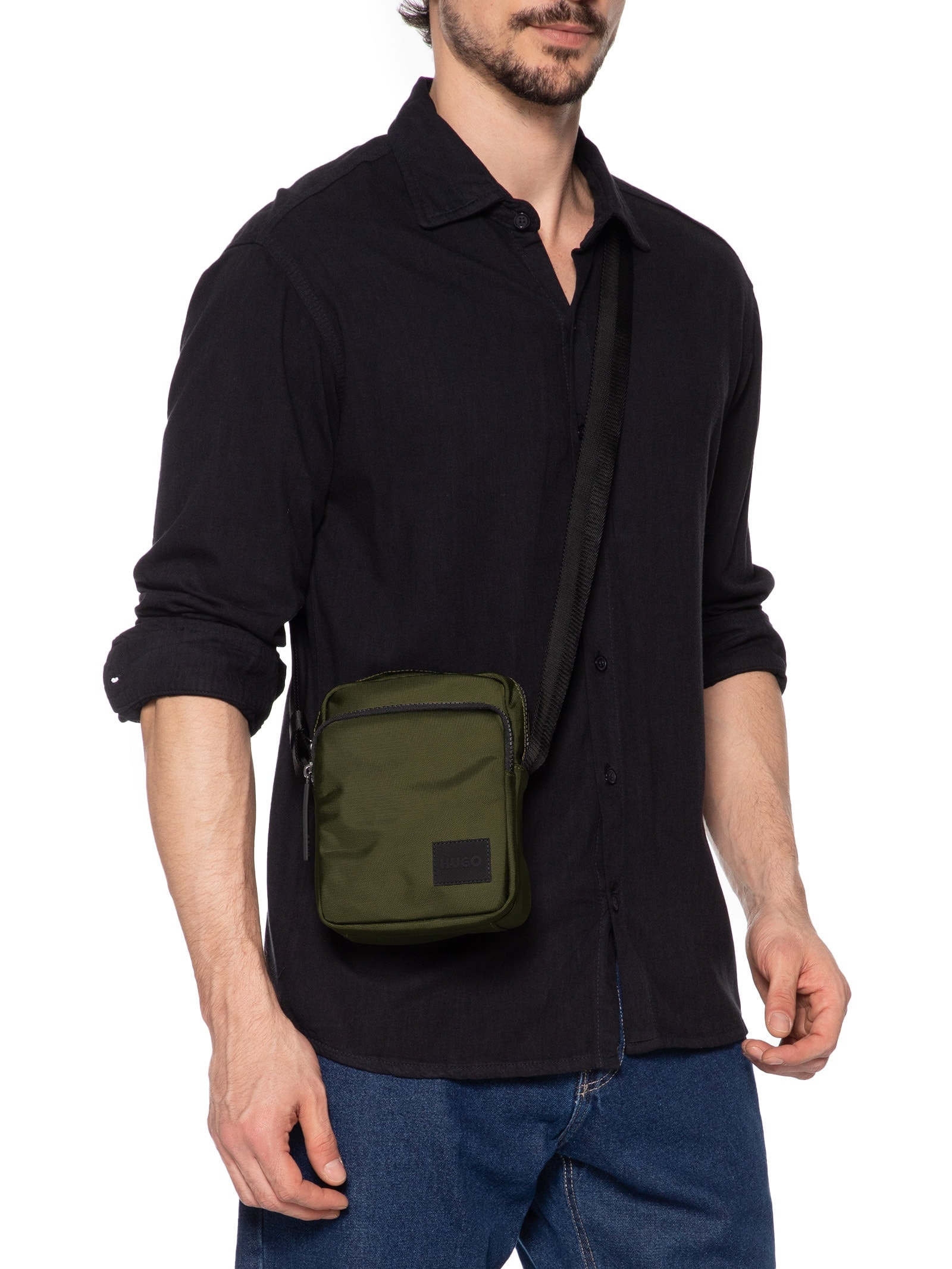 Bolsa Tiracolo Masculina Ethon 3.0 Verde Hugo