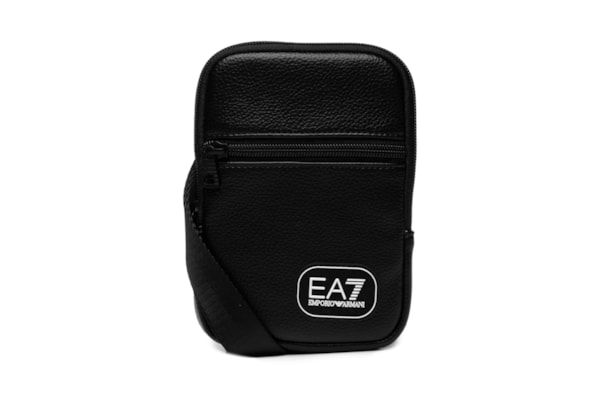 Bolsa Tiracolo Masculina Logo EA7 – Preto