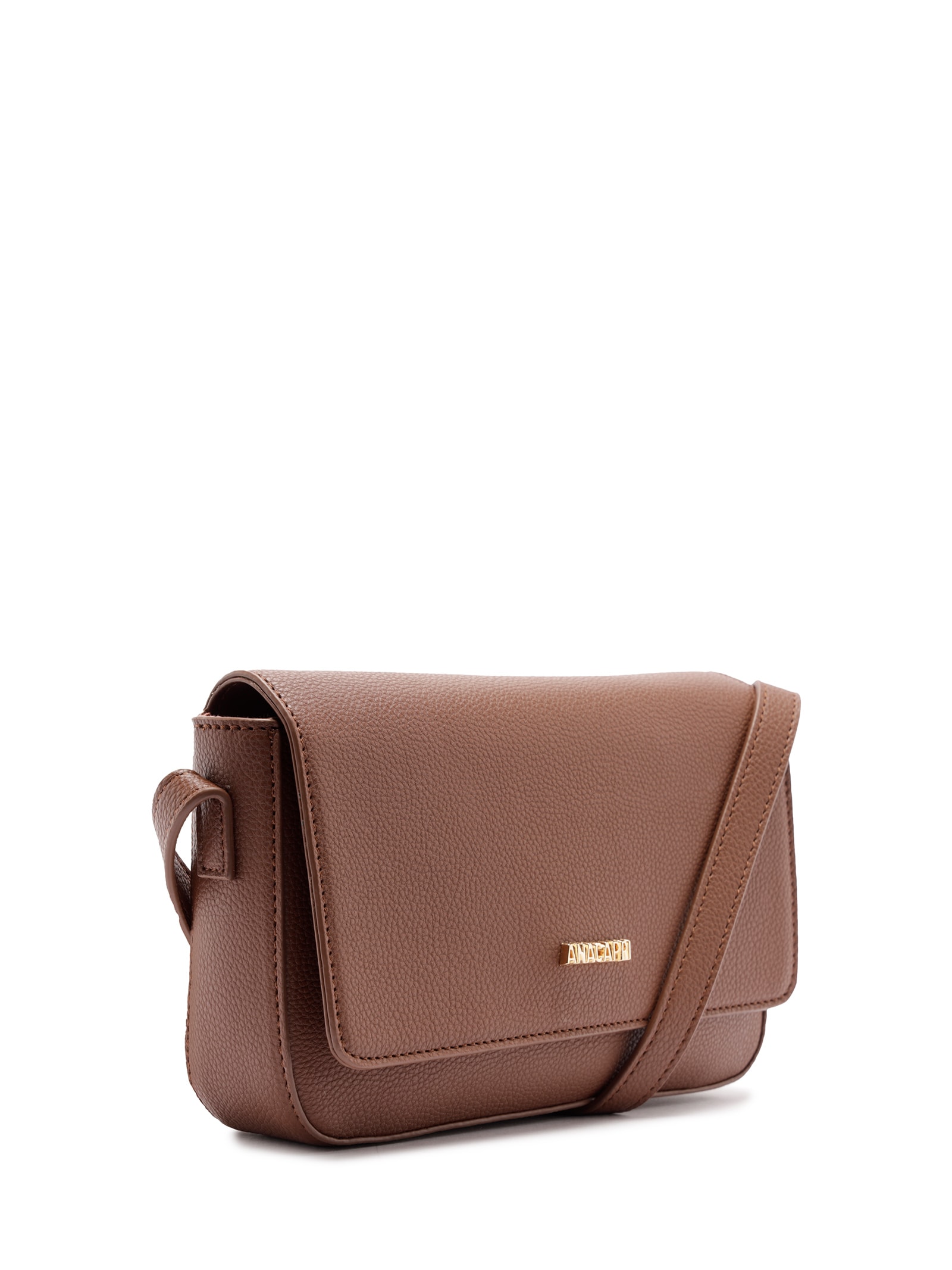 Bolsa Tiracolo Pequena Feminina Marrom Anacapri