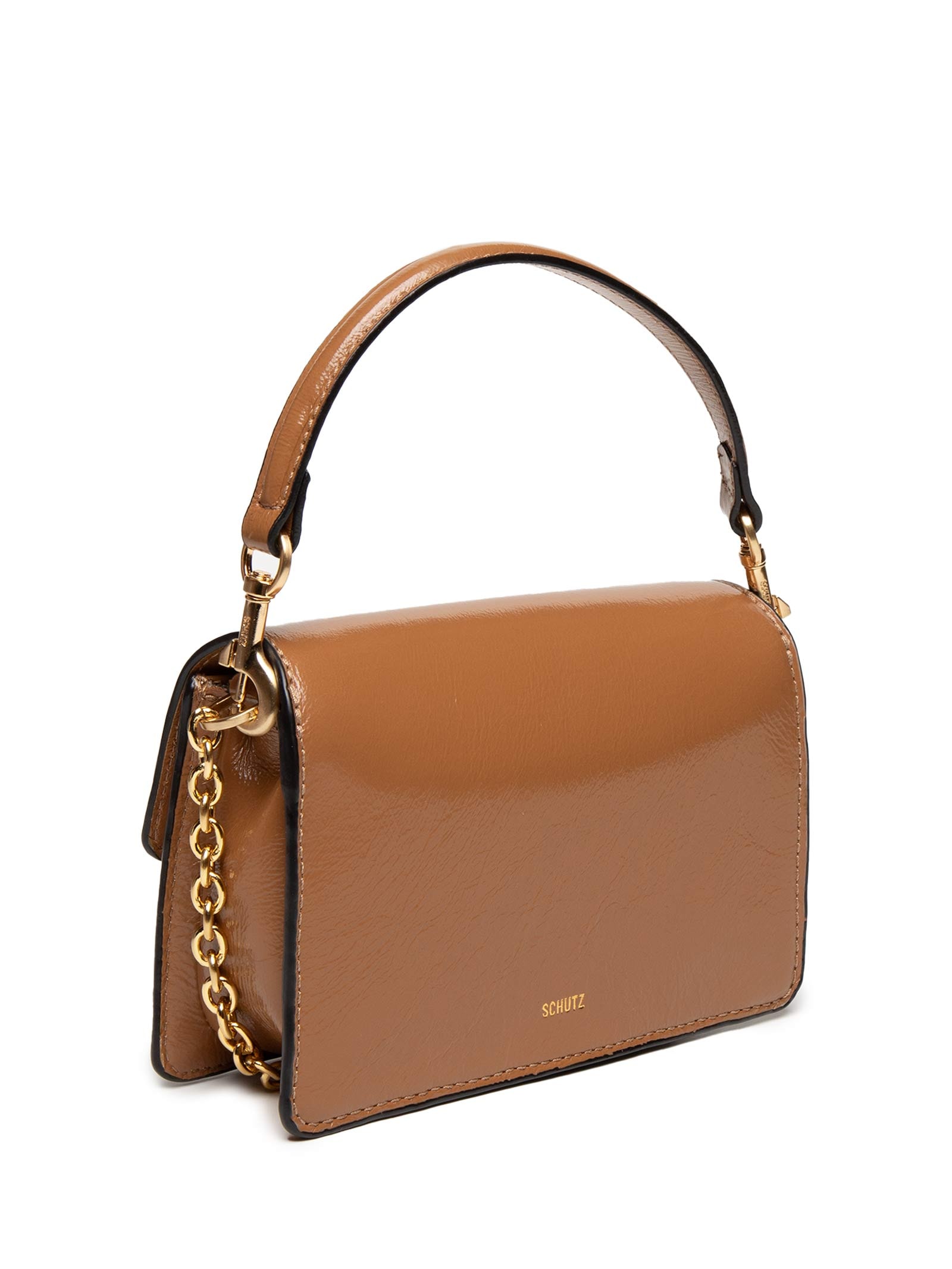 Bolsa Tiracolo Pequena Feminina Marrom Schutz