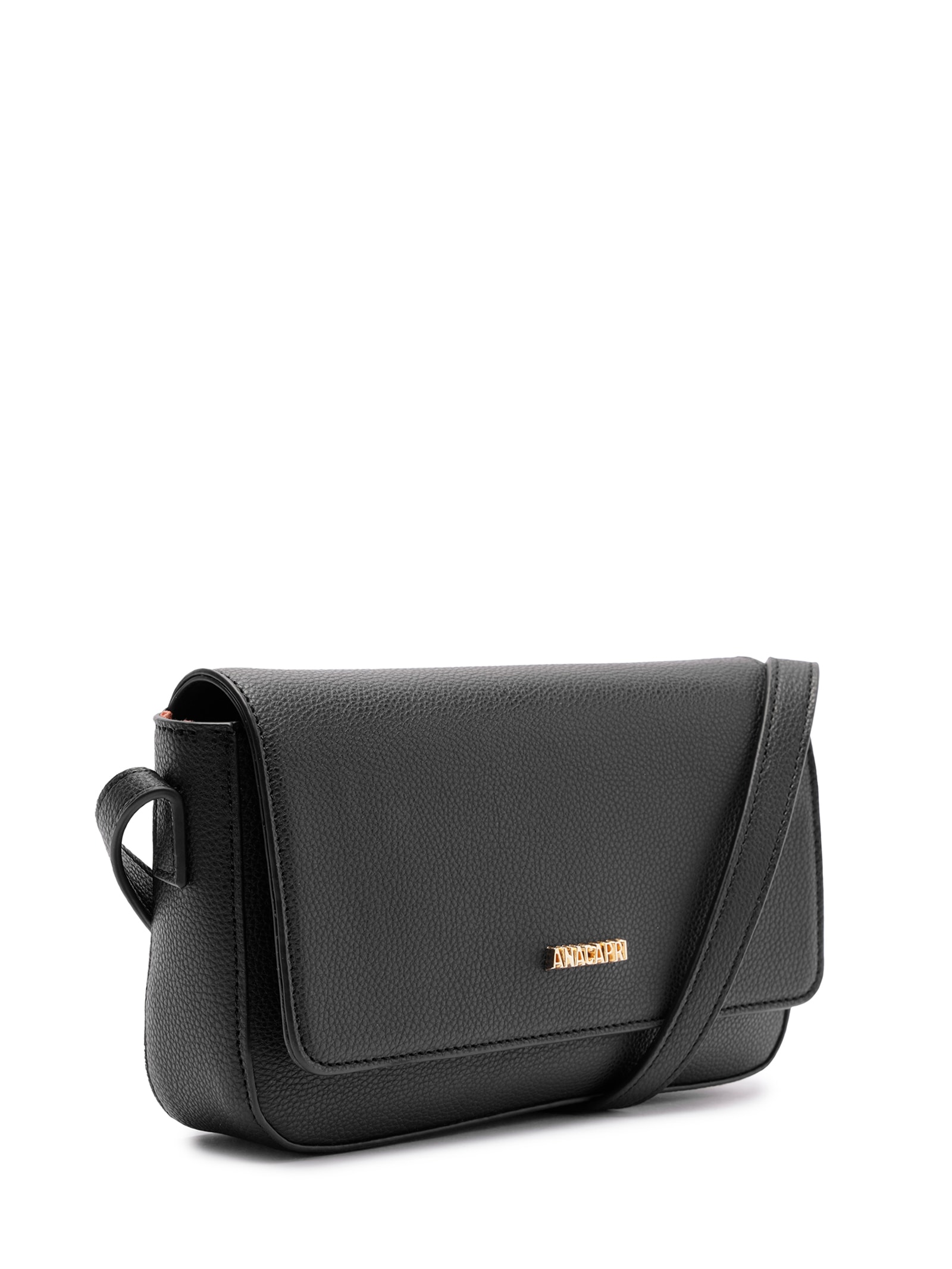 Bolsa Tiracolo Pequena Feminina Preto Anacapri