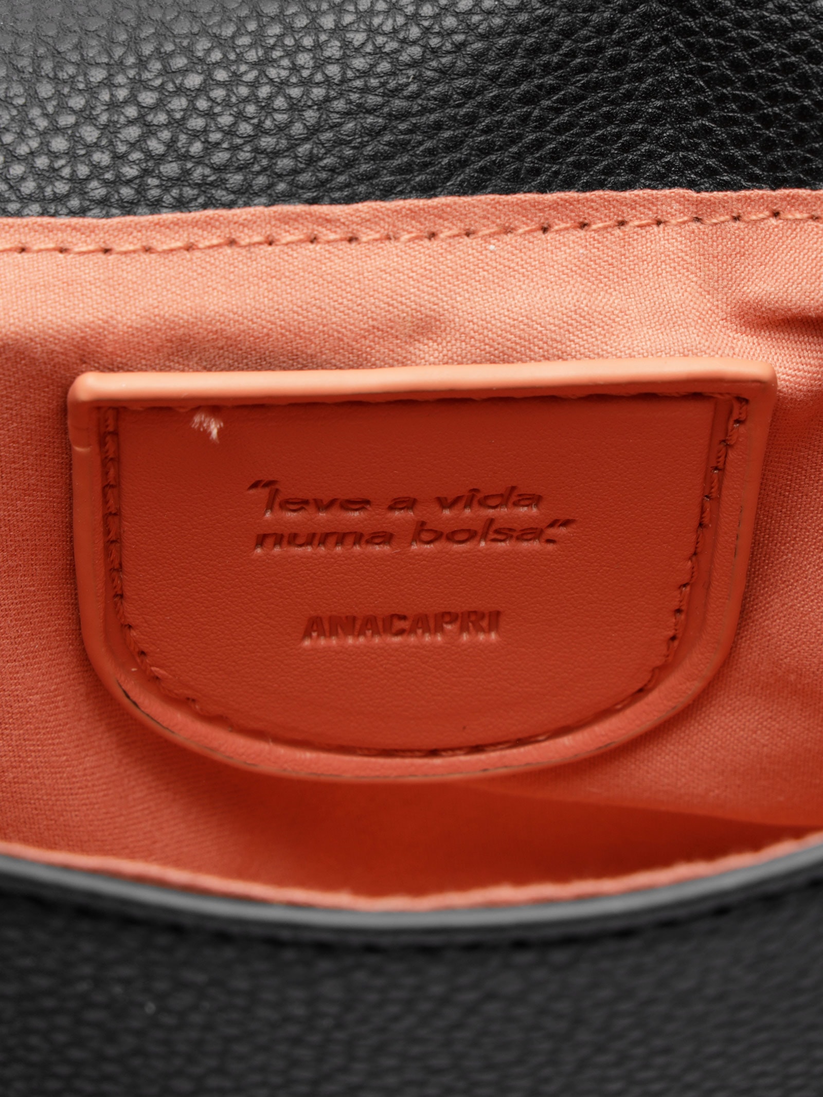 Bolsa Tiracolo Pequena Feminina Preto Anacapri