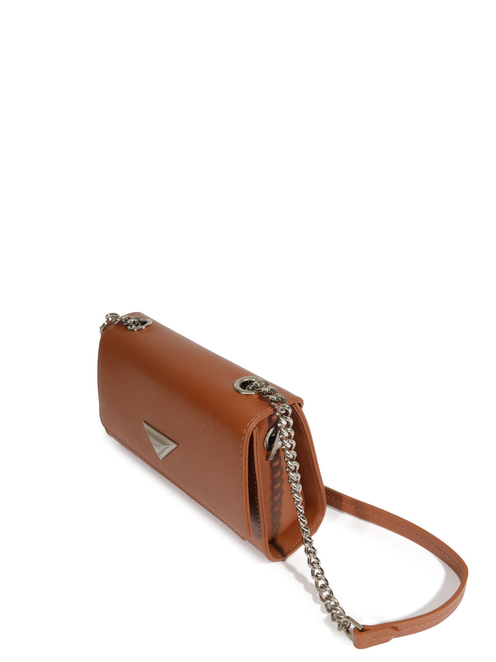 Bolsa Tirocolo Pequena Cally Couro Marrom Schutz