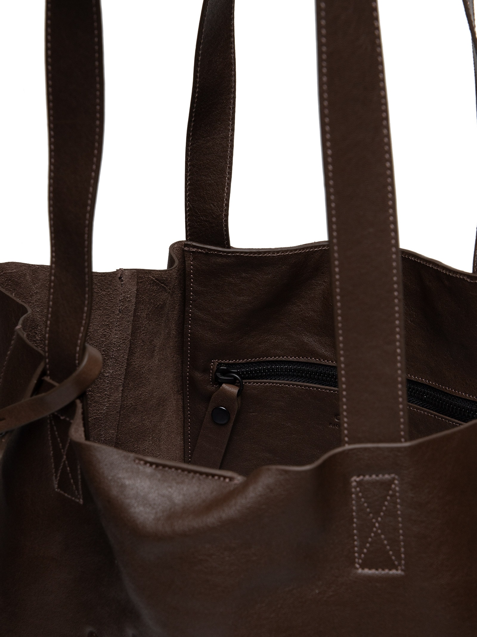 Bolsa Tote E Leather Large Feminina Marrom Osklen