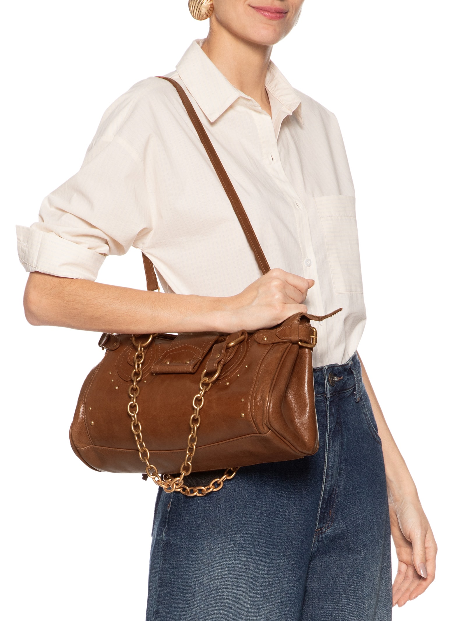 Bolsa Tote Feminina Grande Marrom Arezzo