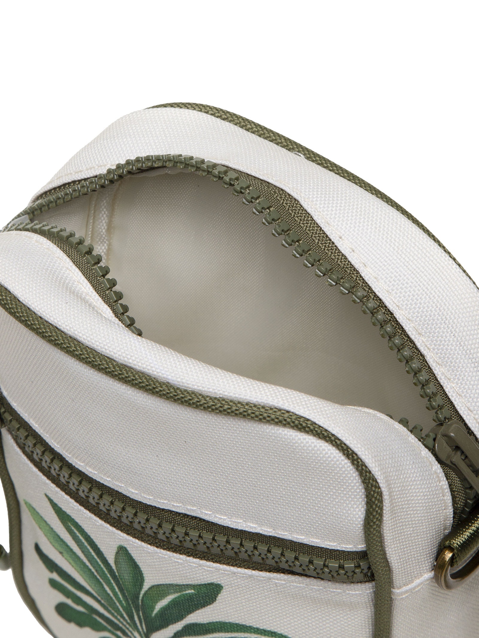 Bolsa Transversal Estampa Tropicana Branco Dress To