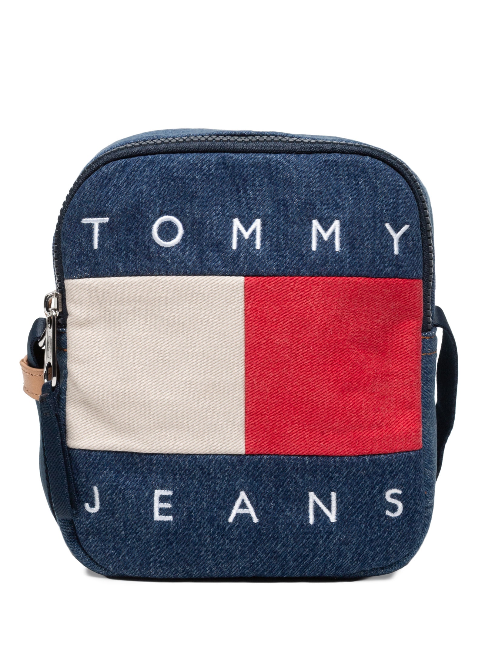 Bolsa Unissex Archive Denim Reporter Azul Tommy Jeans
