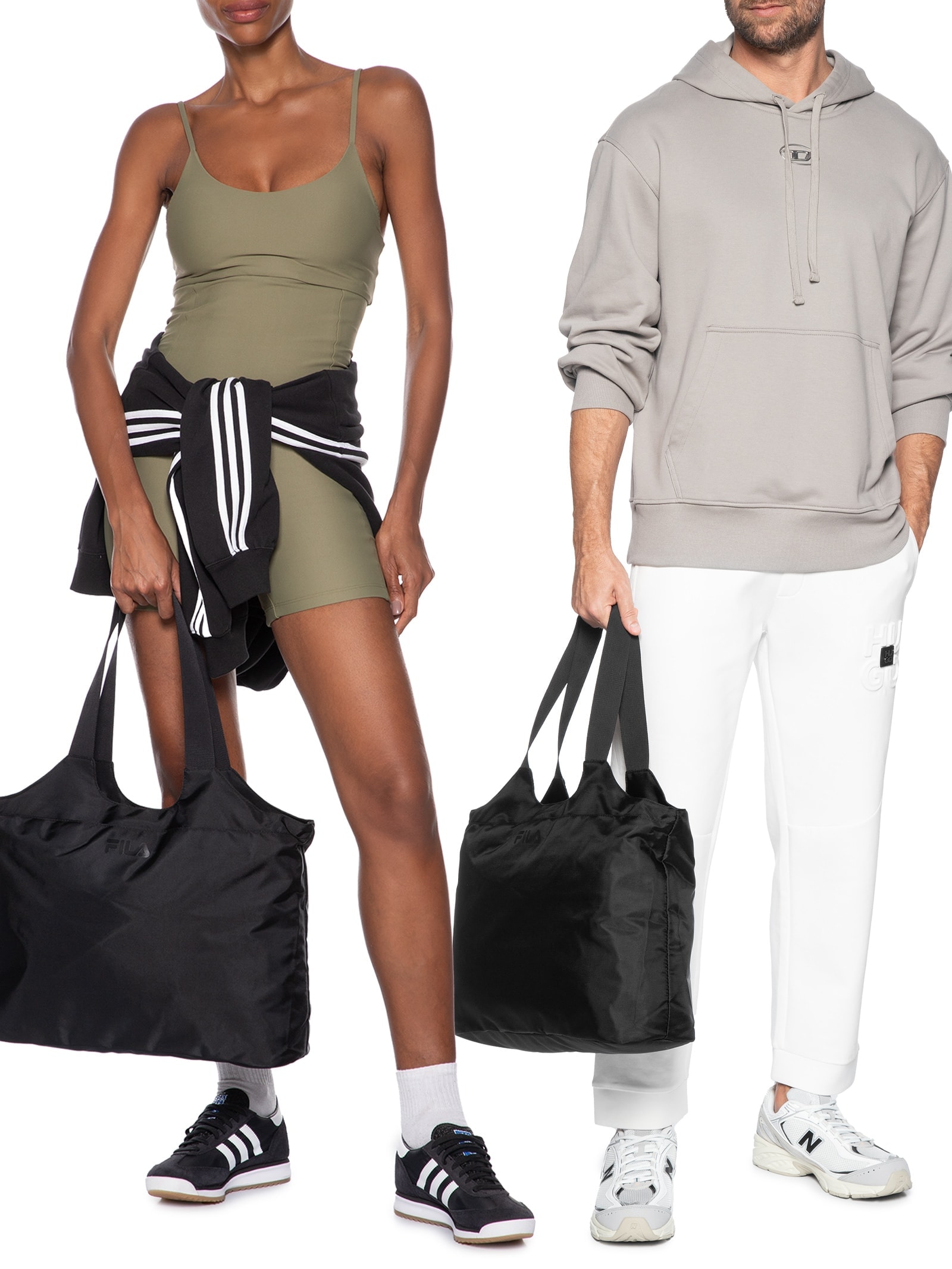 Bolsa Unissex De Ombro Functional Tote - Preto - Fila