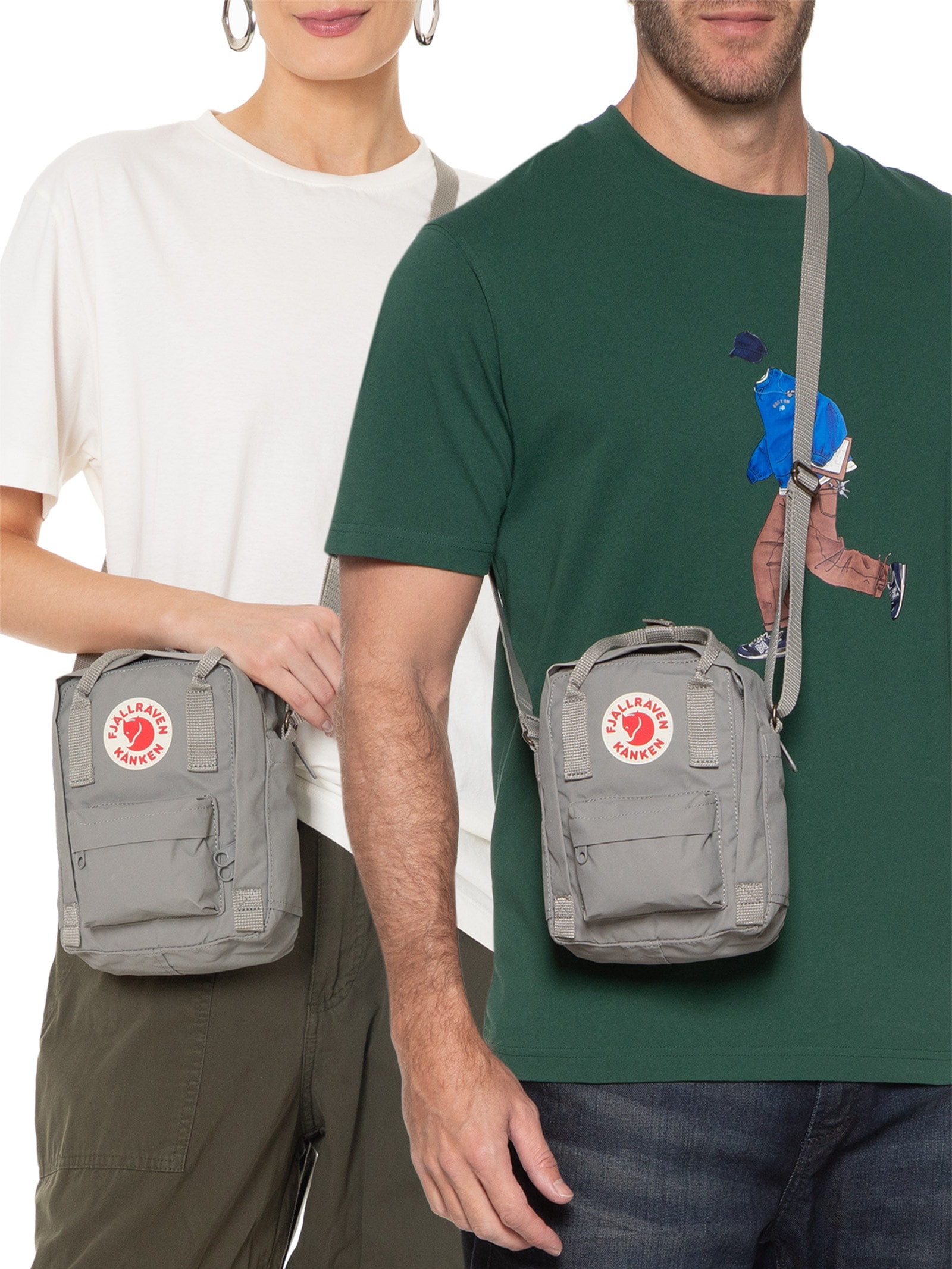 Bolsa Unissex Kånken Sling Cinza Fjällräven