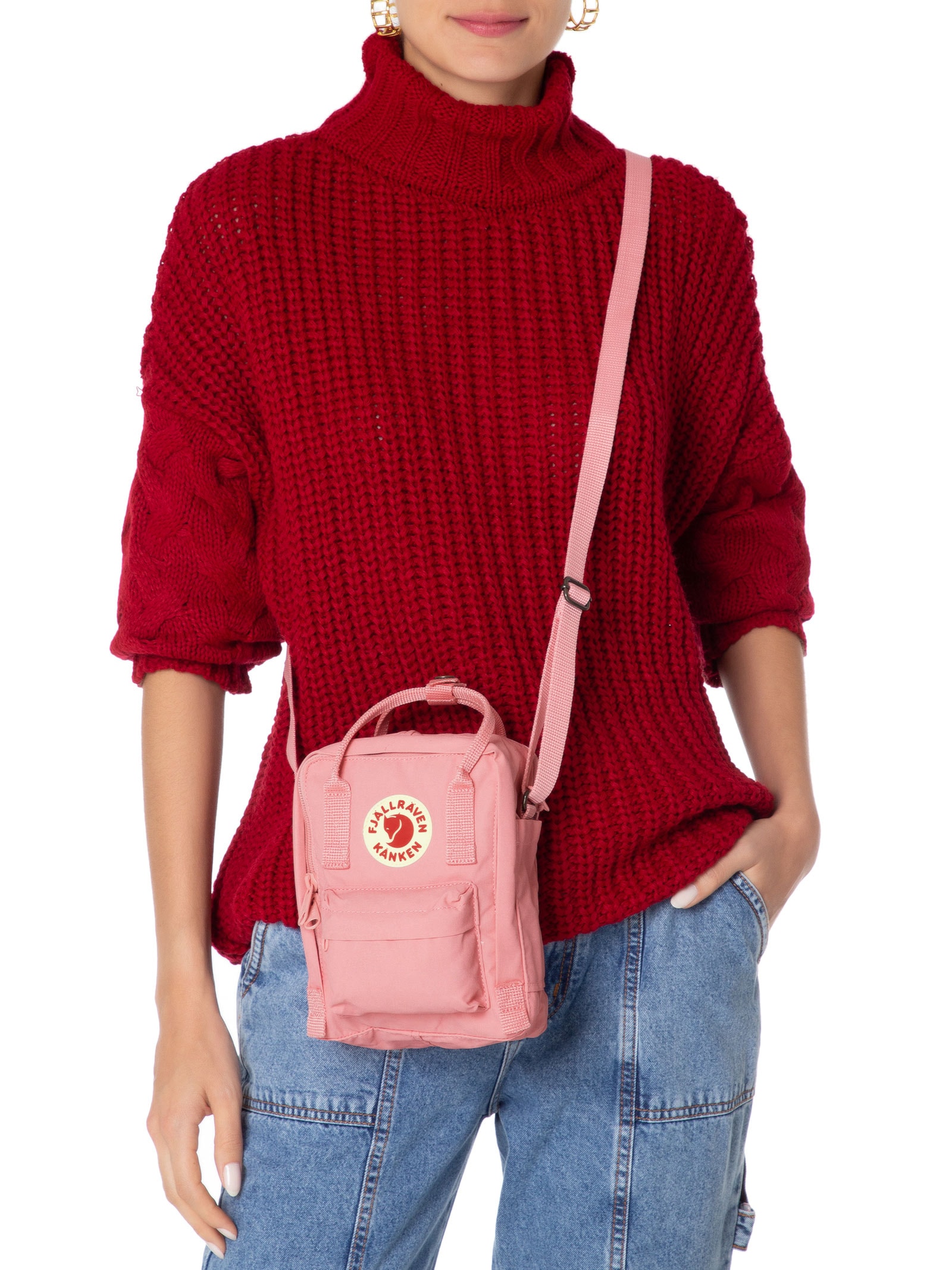 Bolsa Unissex Kånken Sling Rosa Fjällräven