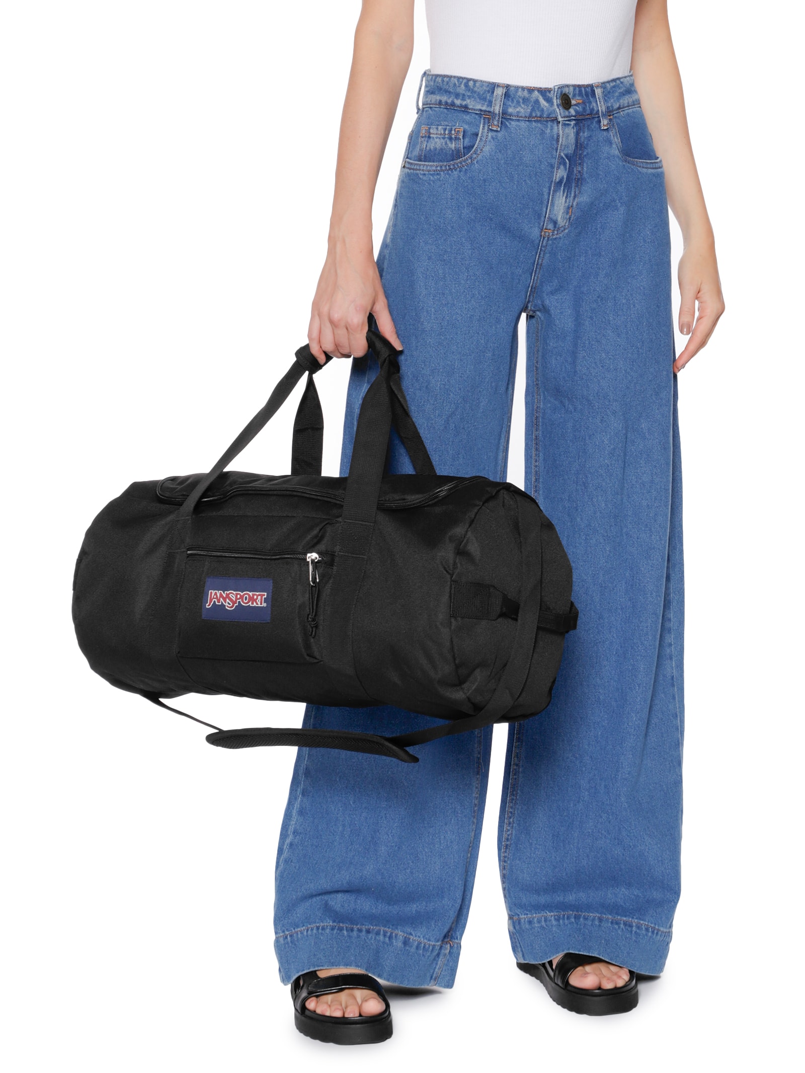 Jansport - Bolsa Unissex Superbreak Away Duffel 40L - Preto