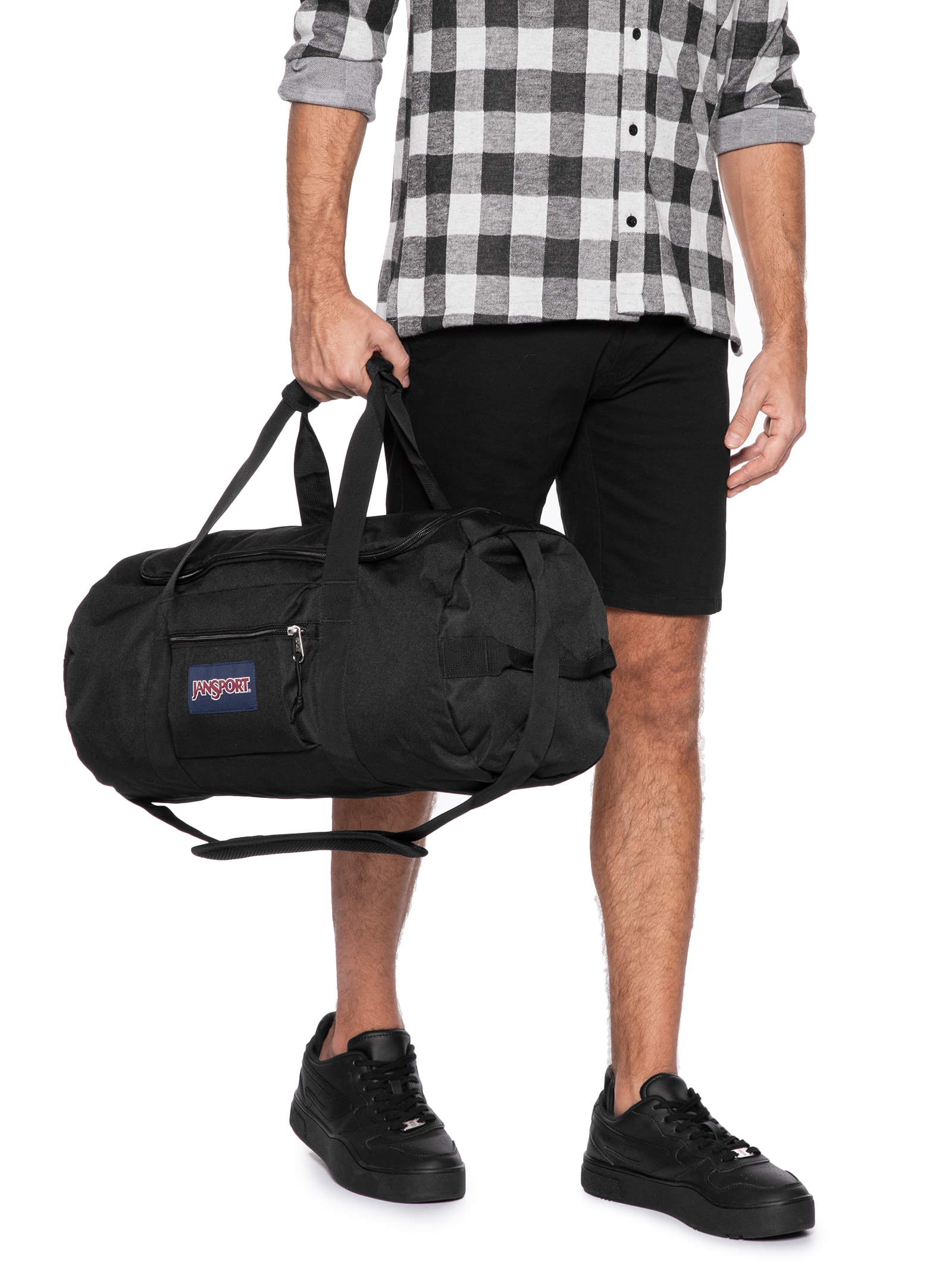 bk　S Jansport - Bolsa Unissex Superbreak Away Duffel 40L - Preto