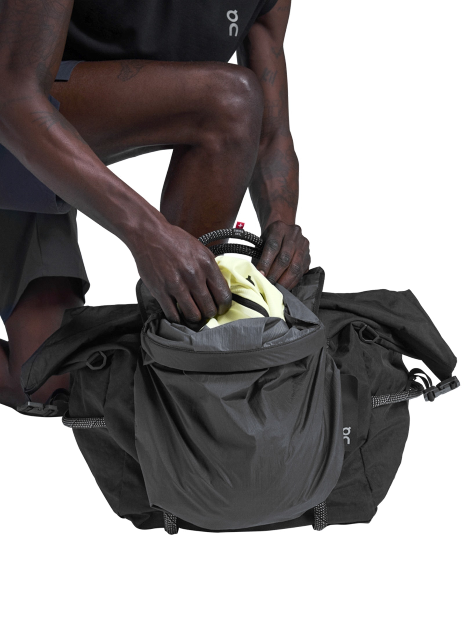 Bolsa Unissex Track Pack 40L Elite U Preto On Running