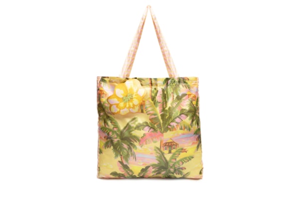 Bolsinha Me Leva Folhagem - Amarelo