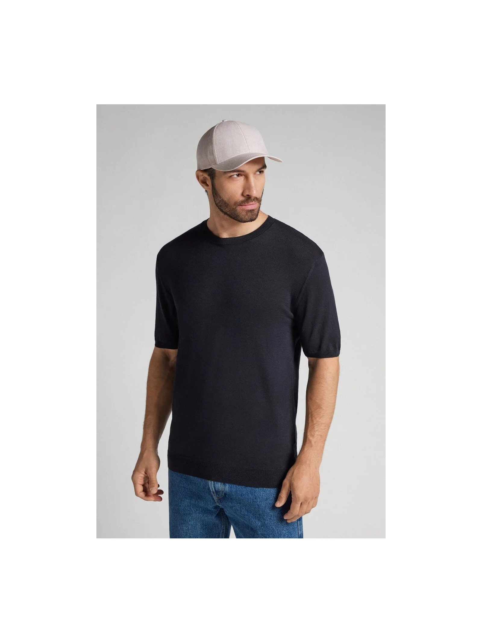 Boné Em Linho e Algodão Bege Intimissimi