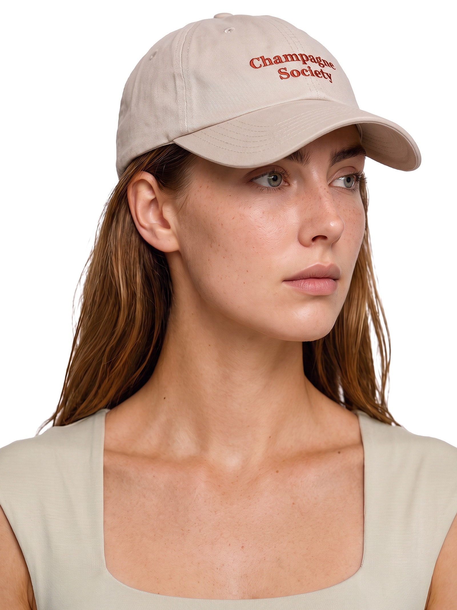 Boné Feminino Bordado Bege '2Essential