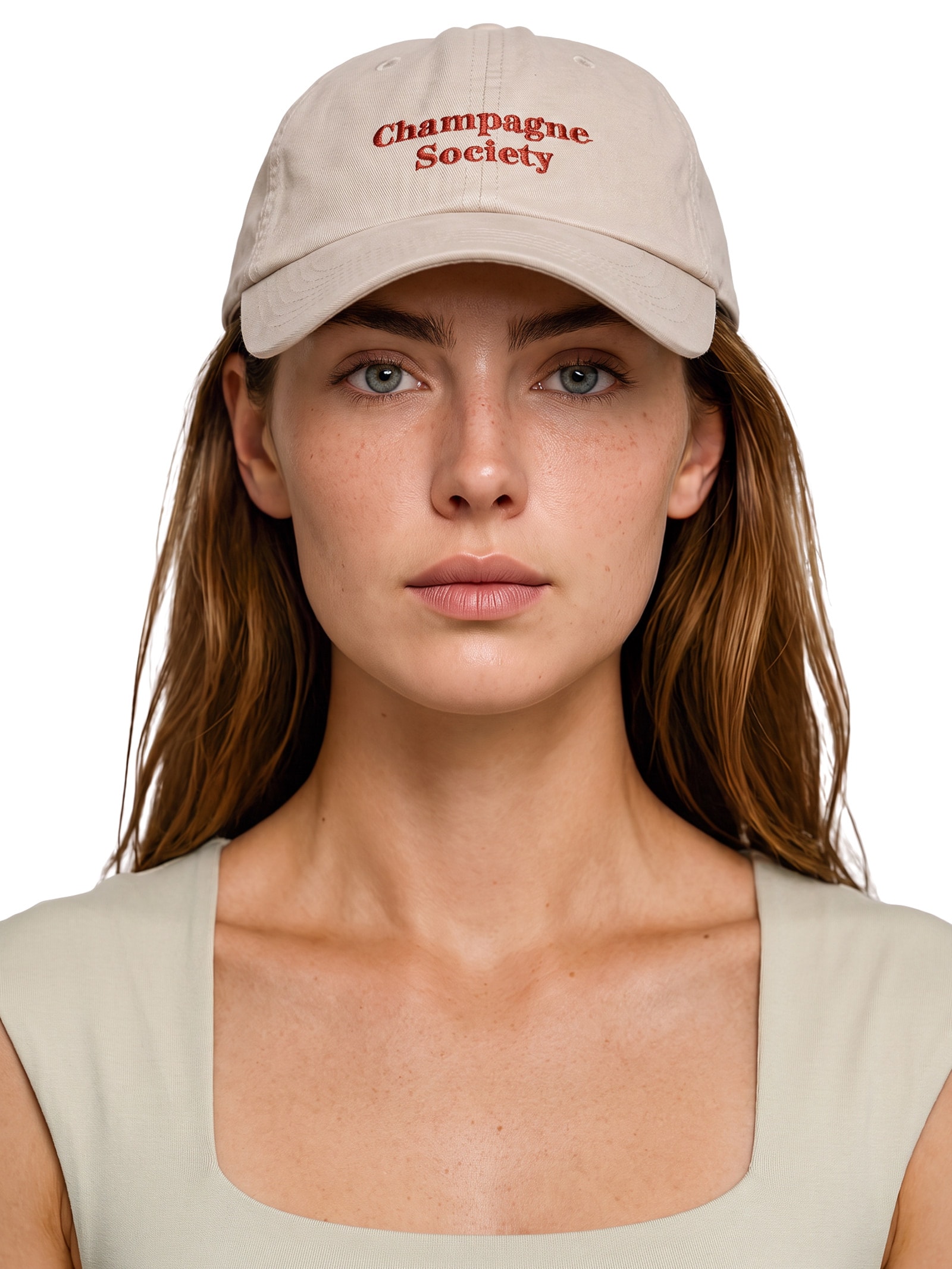 Boné Feminino Bordado Bege '2Essential
