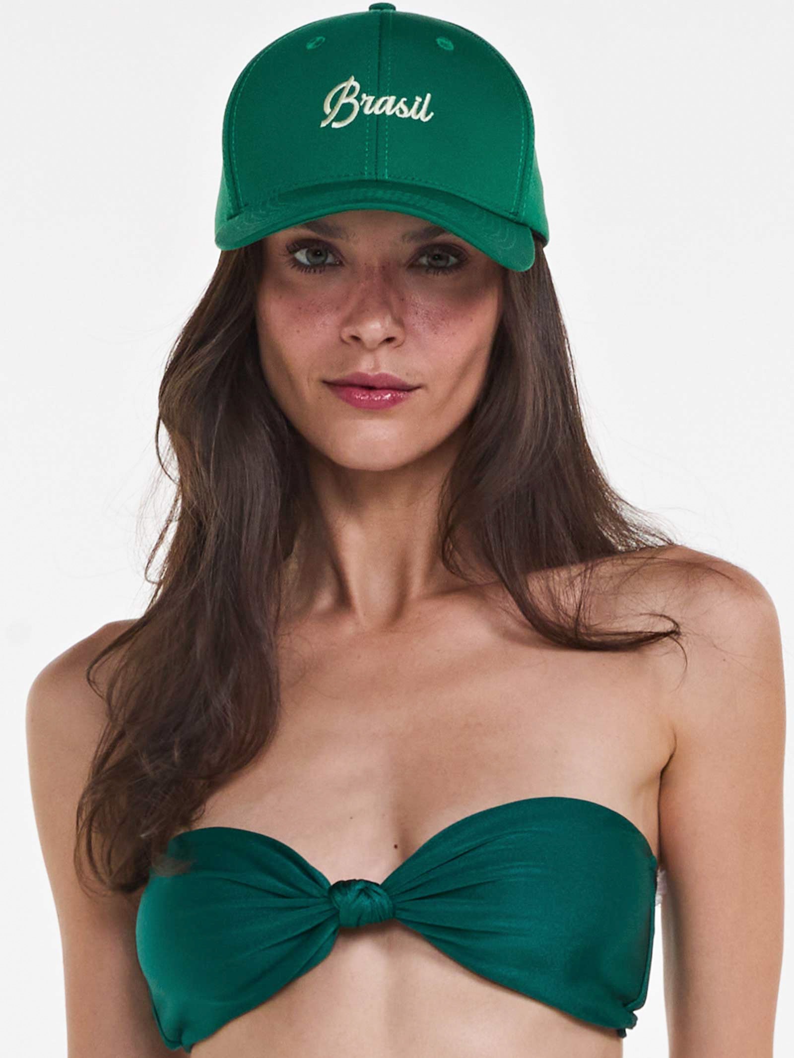 Boné Feminino  Brasil Verde Triya