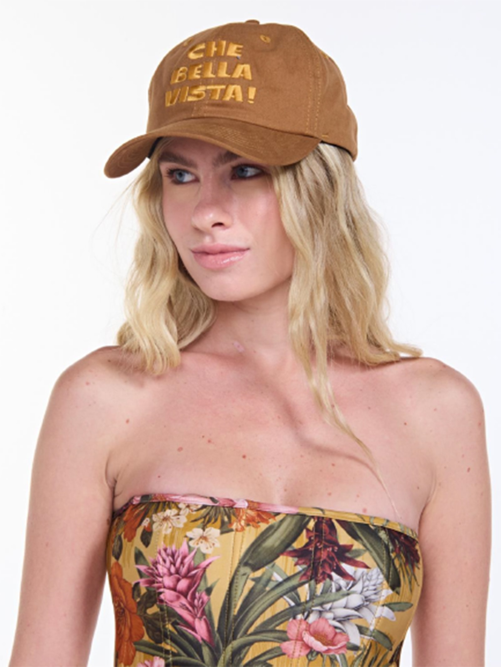 Boné Feminino Che Bella Vista Marrom Triya