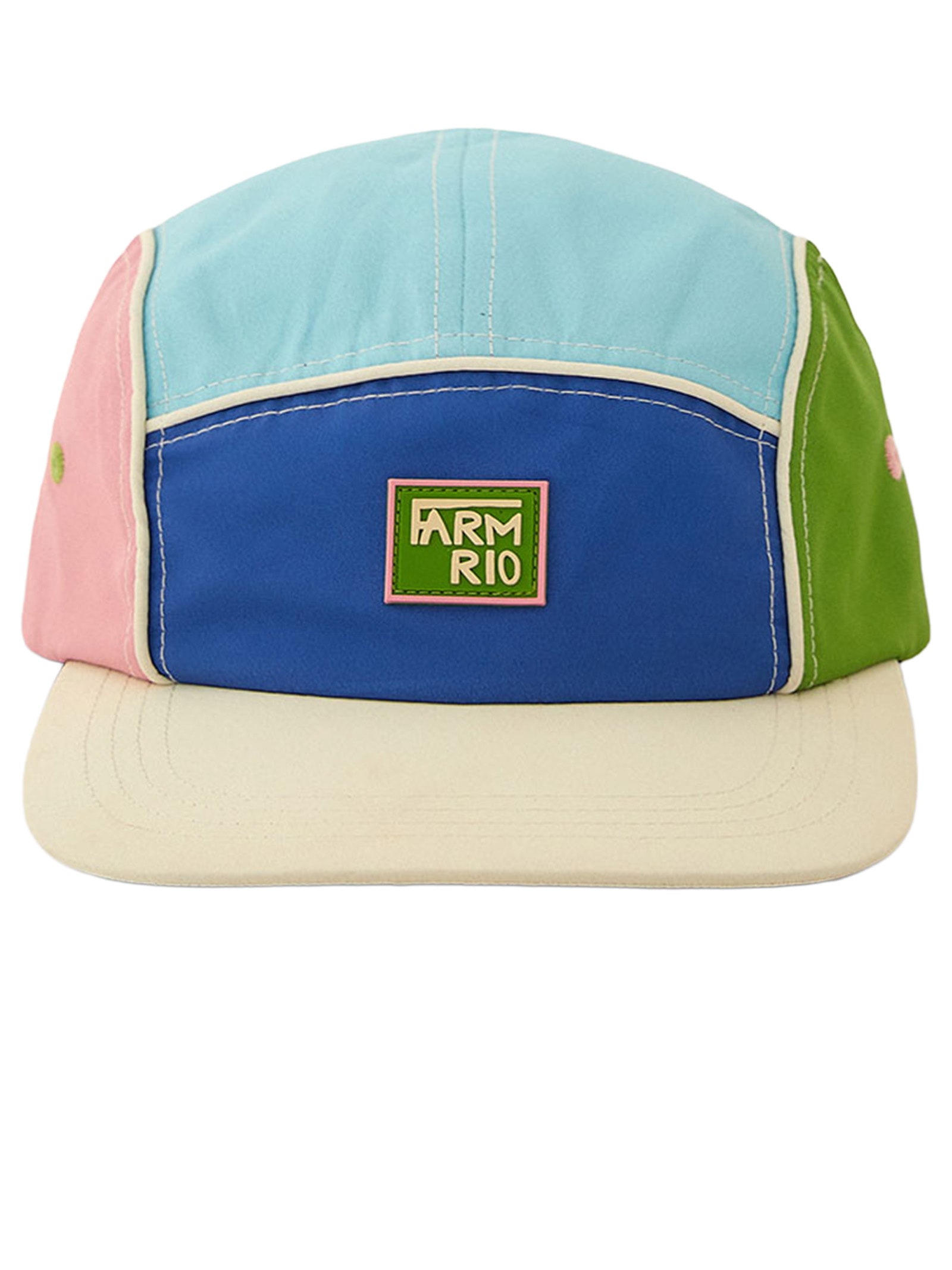 Boné Feminino Coisa Nossa Colorblock Cardume Branco Farm Etc