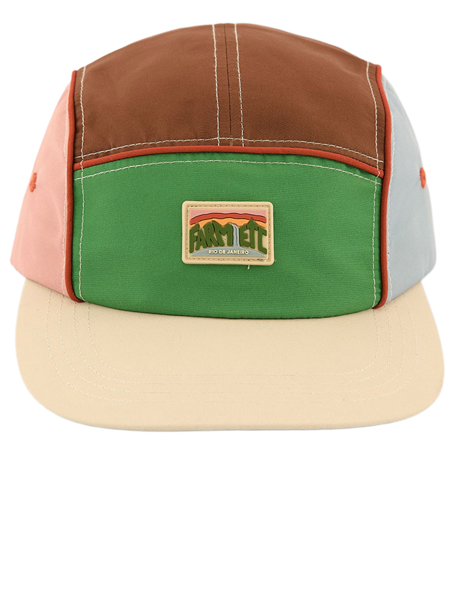 Boné Feminino Coisa Nossa Colorblock Esporte Marrom Farm Etc