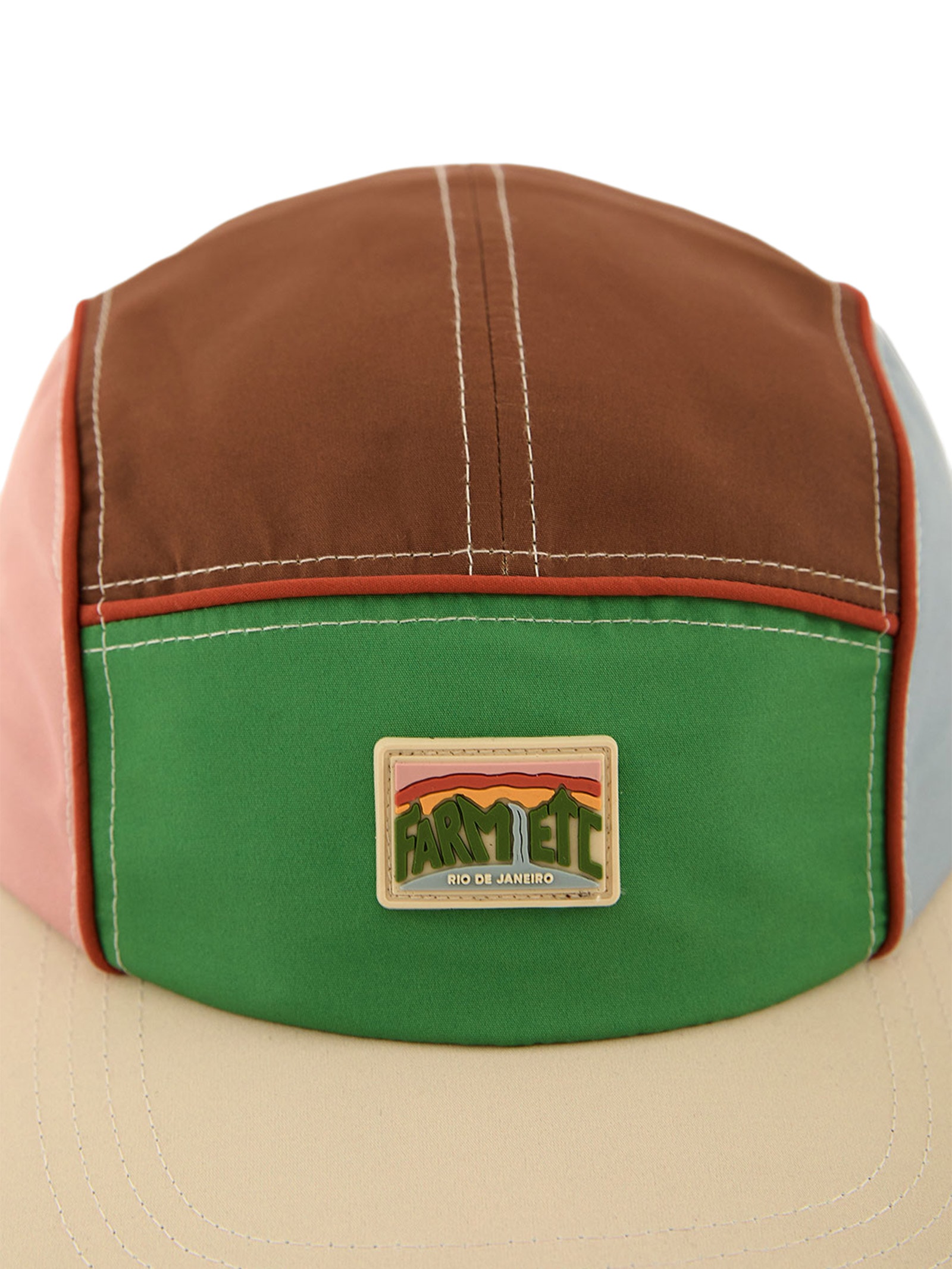 Boné Feminino Coisa Nossa Colorblock Esporte Marrom Farm Etc