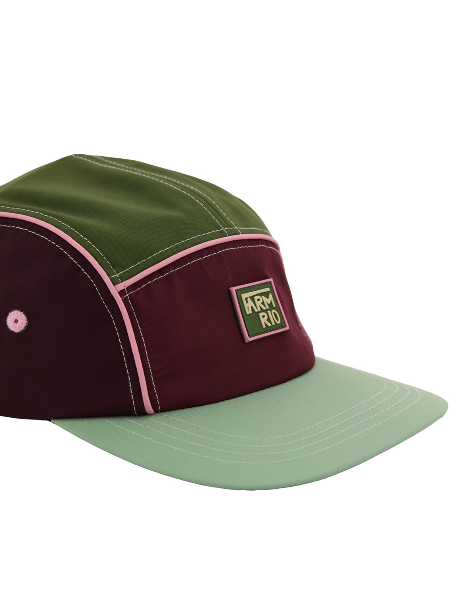 Bonê Feminino Coisa Nossa Colorblocking Camping Verde Farm Etc