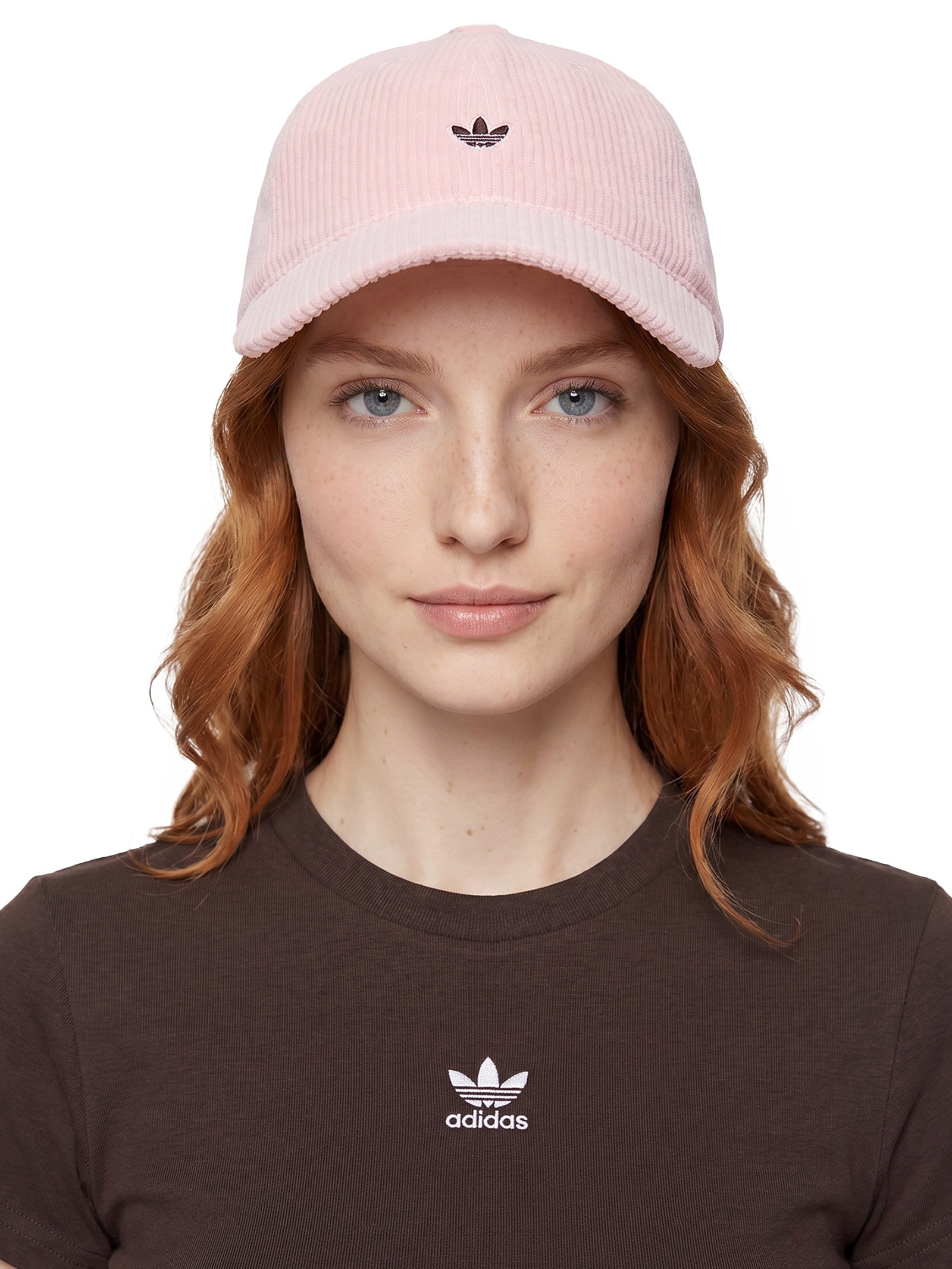 Boné Feminino Corduroy Baseball Rosa Adidas Originals