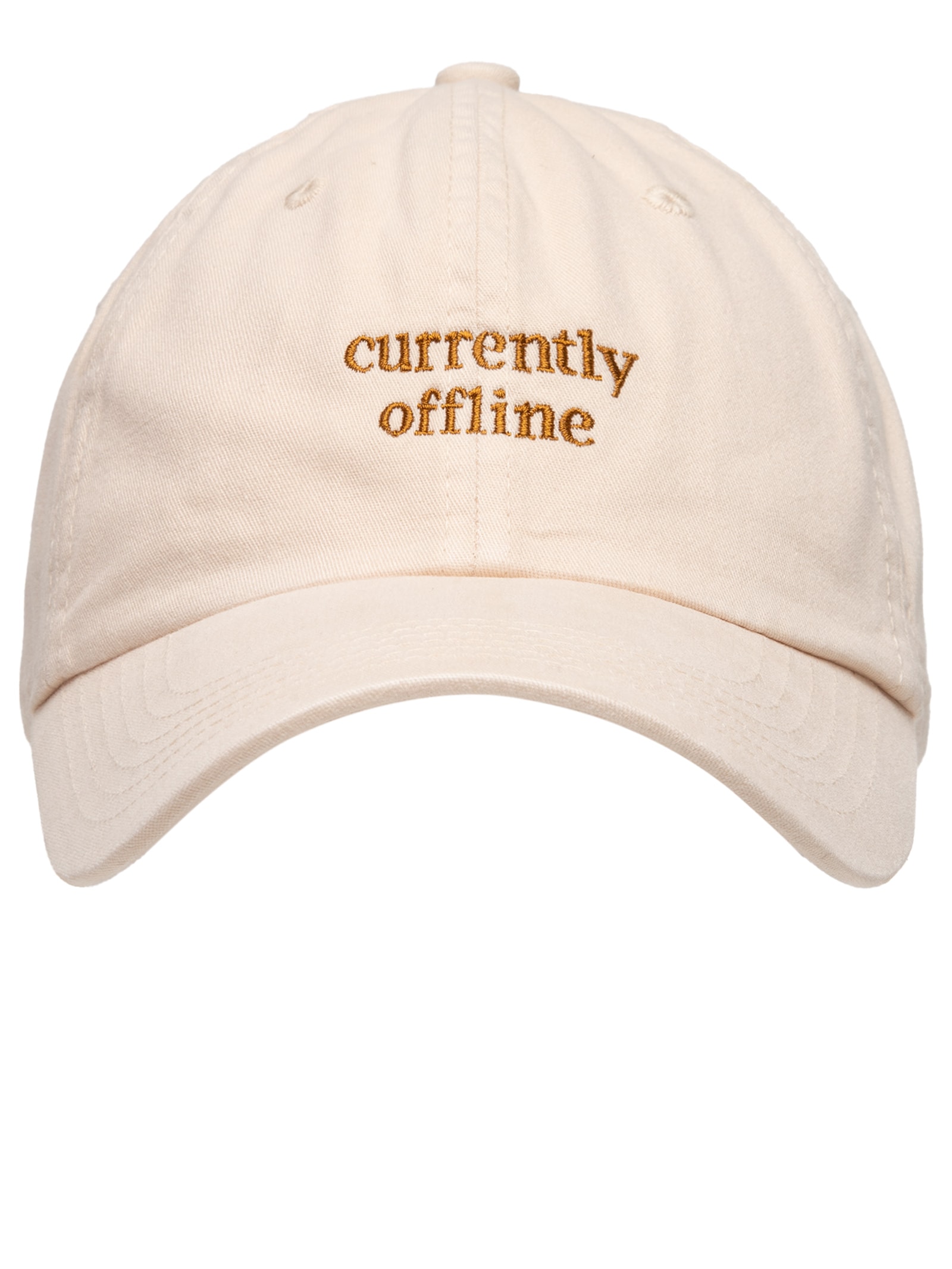 Boné Feminino Currently Offline Bege Market 33
