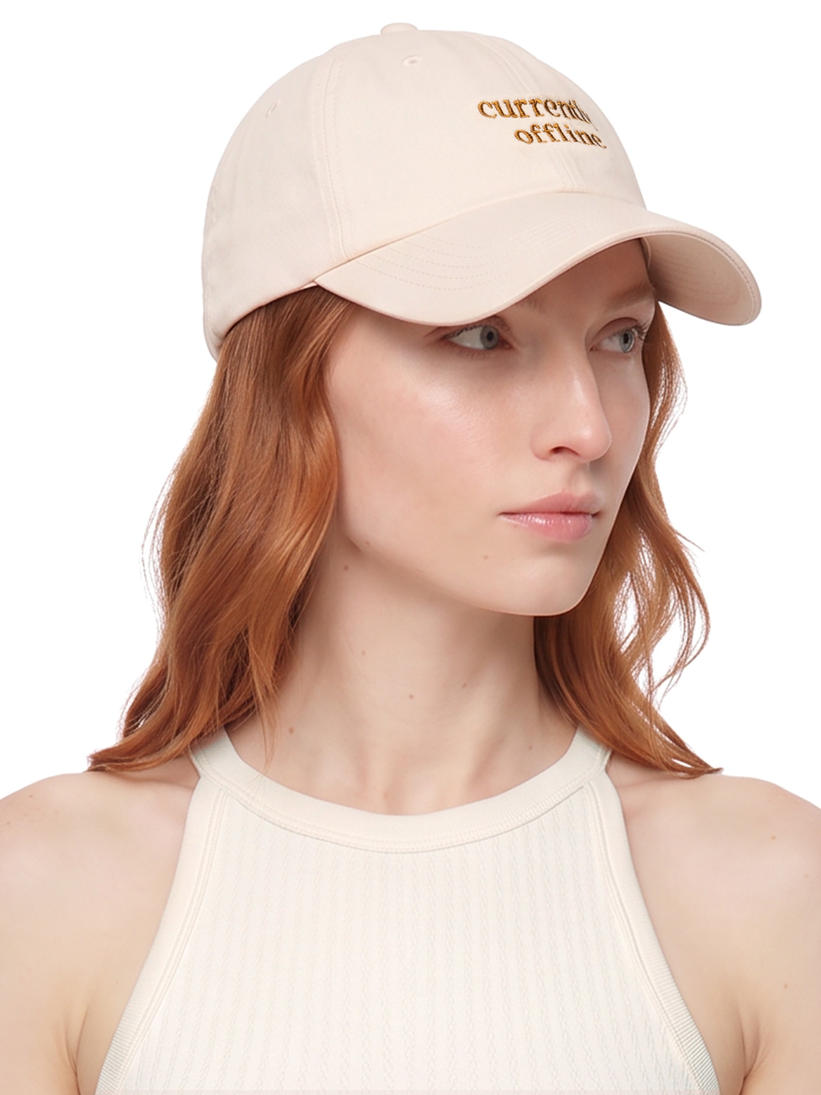 Boné Feminino Currently Offline Bege Market 33