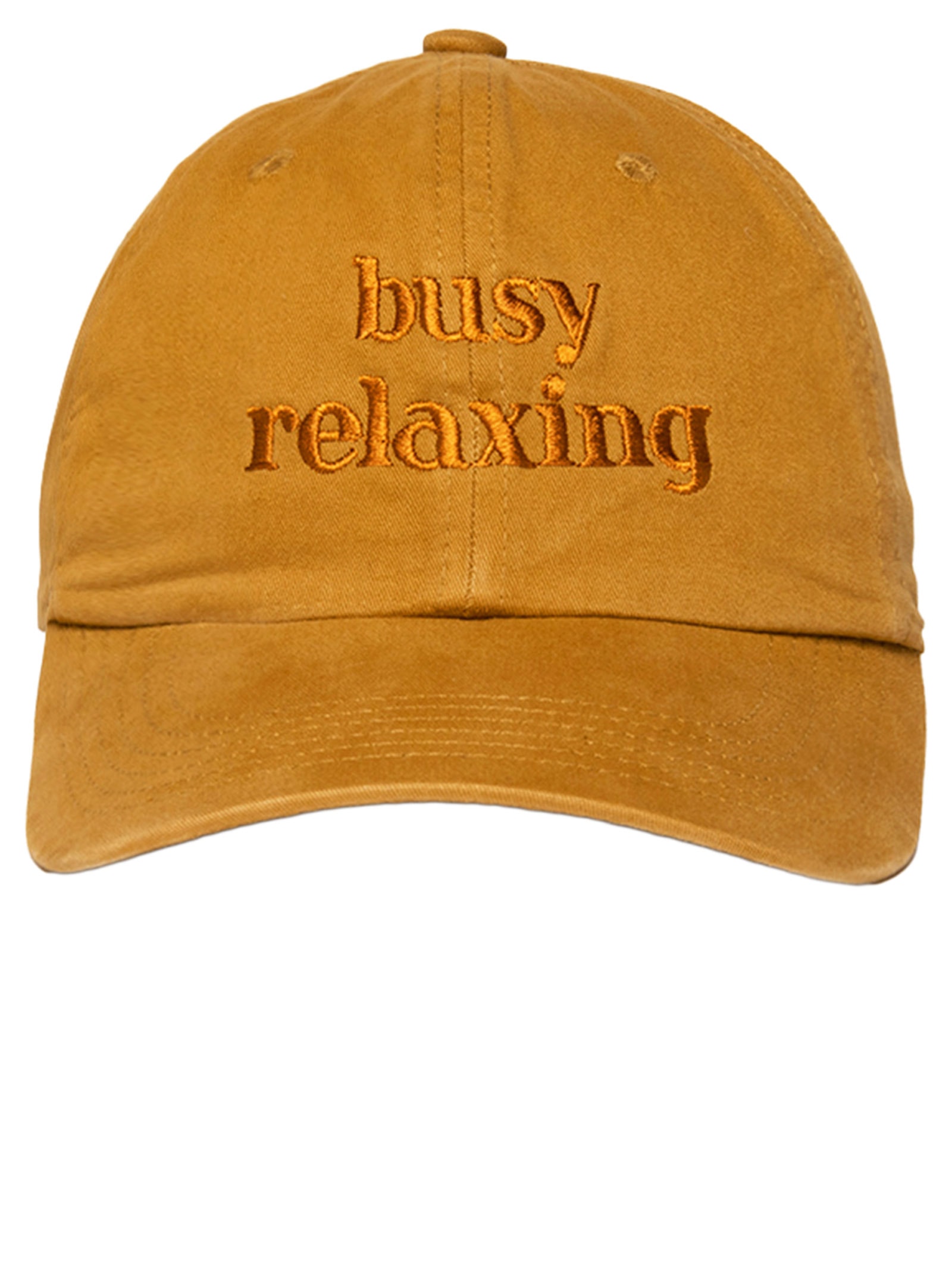 Boné Feminino Dad Hat Busy Relaxing Marrom Nuó