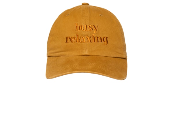 Boné Feminino Dad Hat Busy Relaxing - Marrom