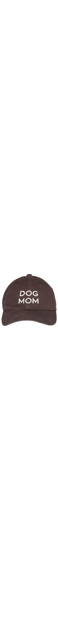 Boné Feminino Dad Hat Dog Mom - Marrom