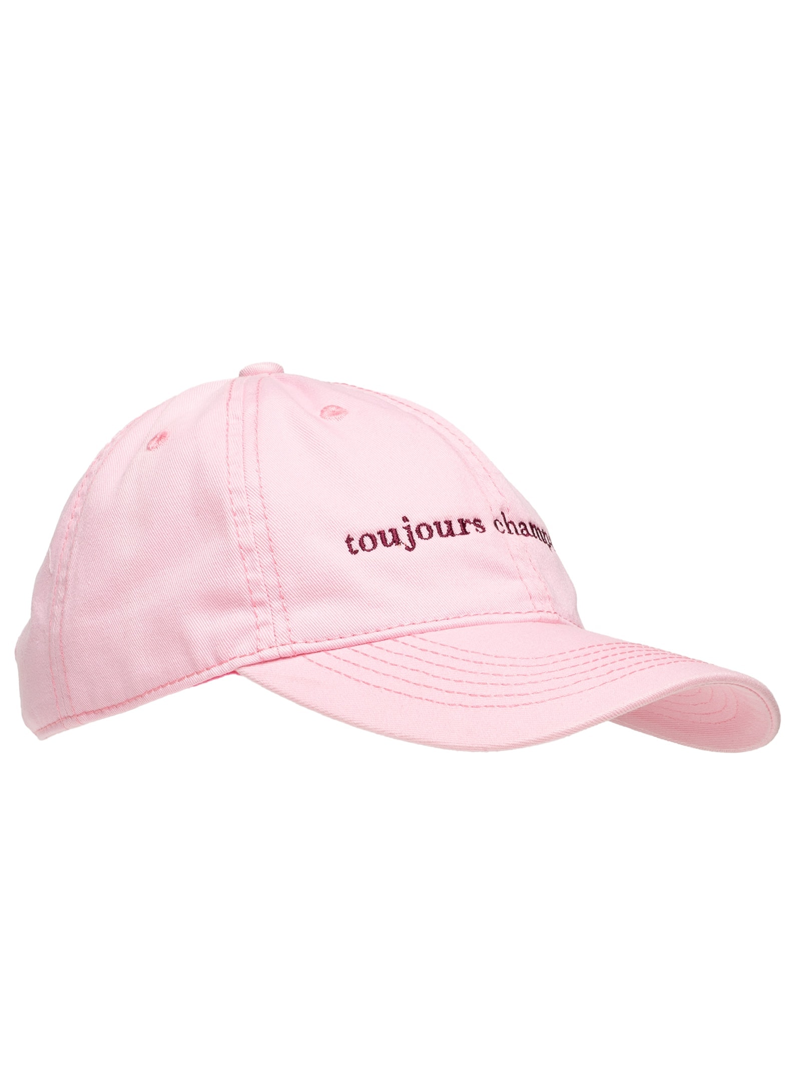 Boné Feminino Estonado Bordado Rosa '2Essential