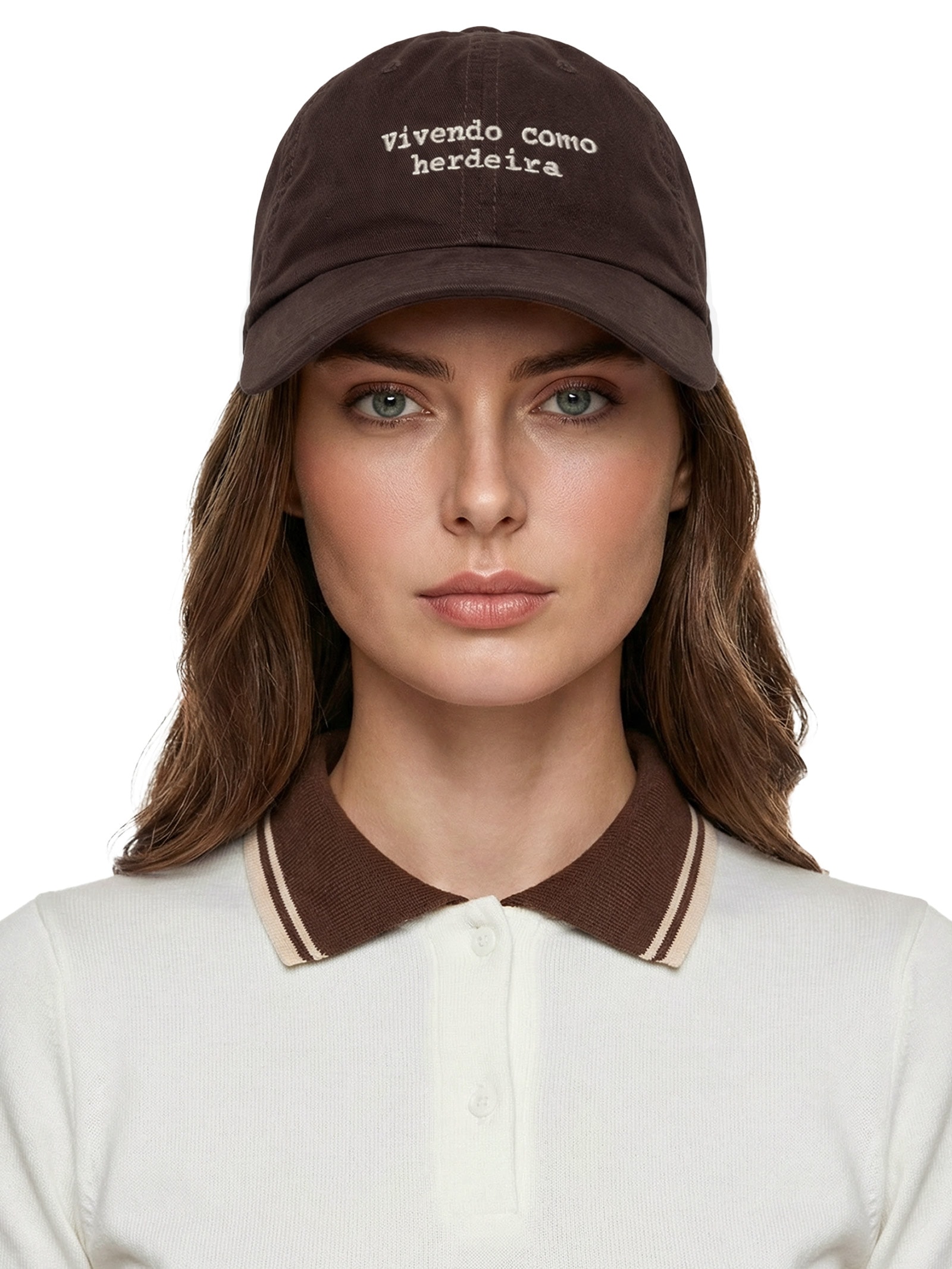 Boné Feminino Herdeira Marrom Market 33