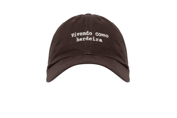 Boné Feminino Herdeira - Marrom