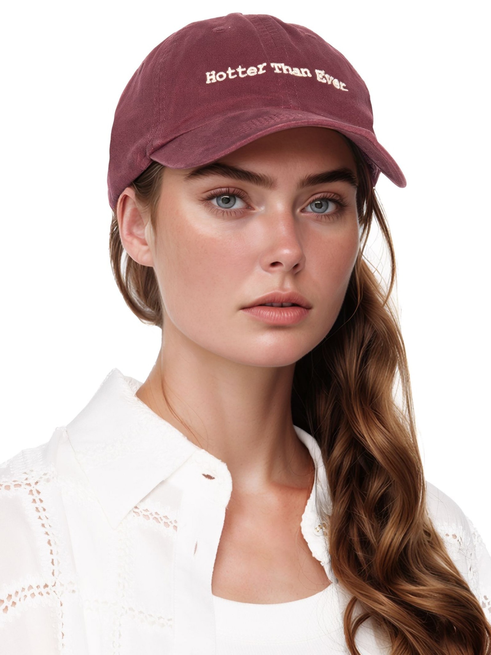 Boné Feminino Hotter Than Ever Vinho Market 33