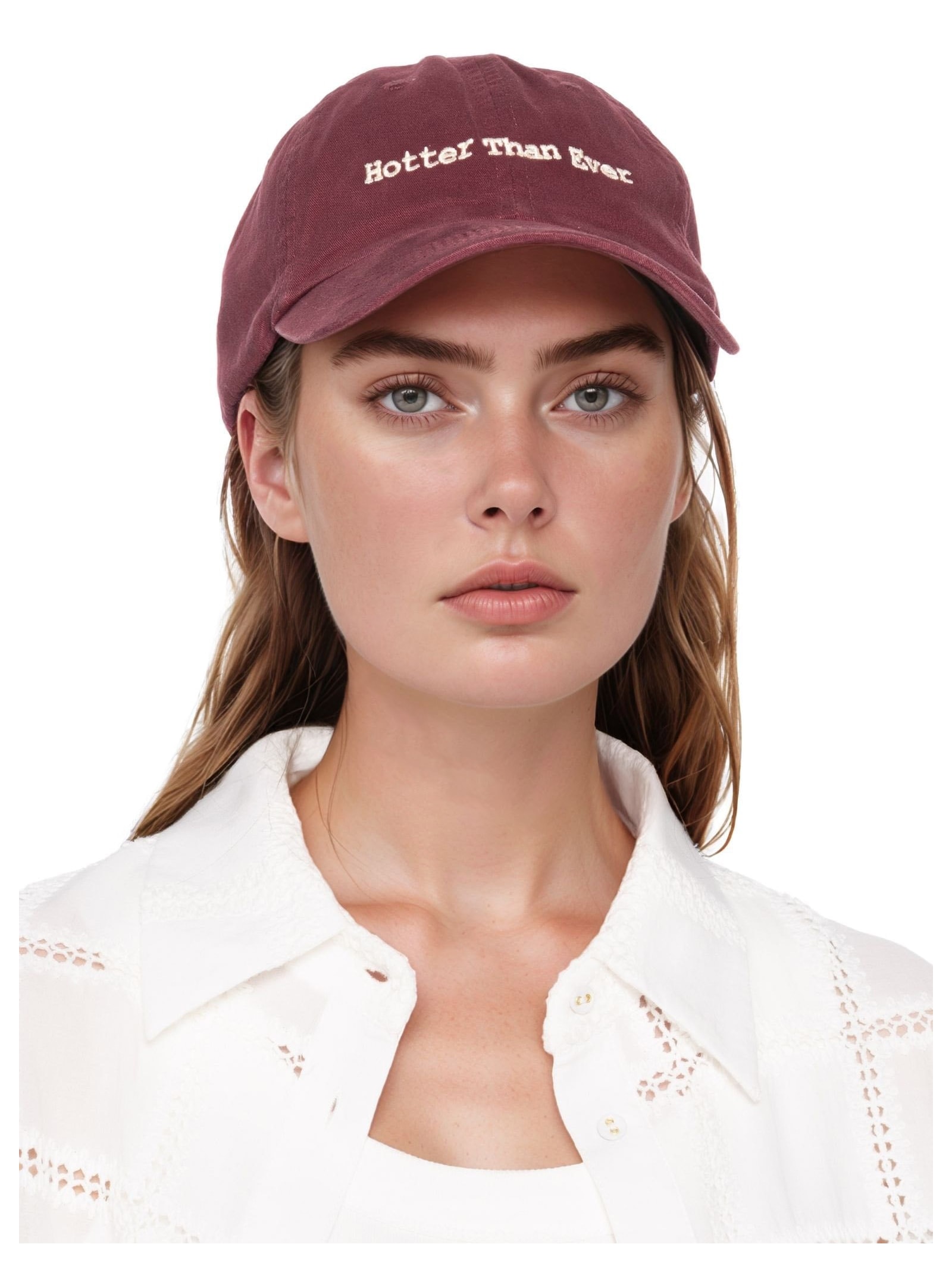 Boné Feminino Hotter Than Ever Vinho Market 33